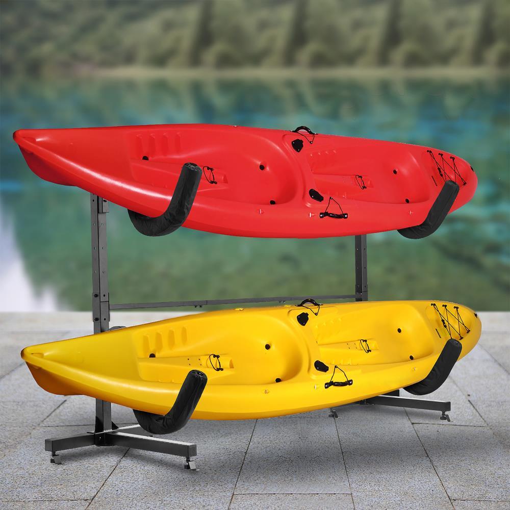 Leisure Sports Freestanding Kayak and SUP Rack - Black