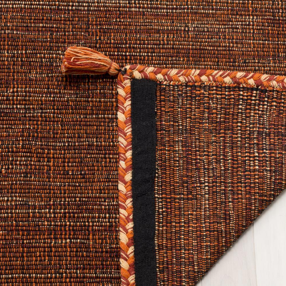 Montauk MTK150 Hand Woven Indoor Area Rug - Orange/Black - 8'x10' - Safavieh