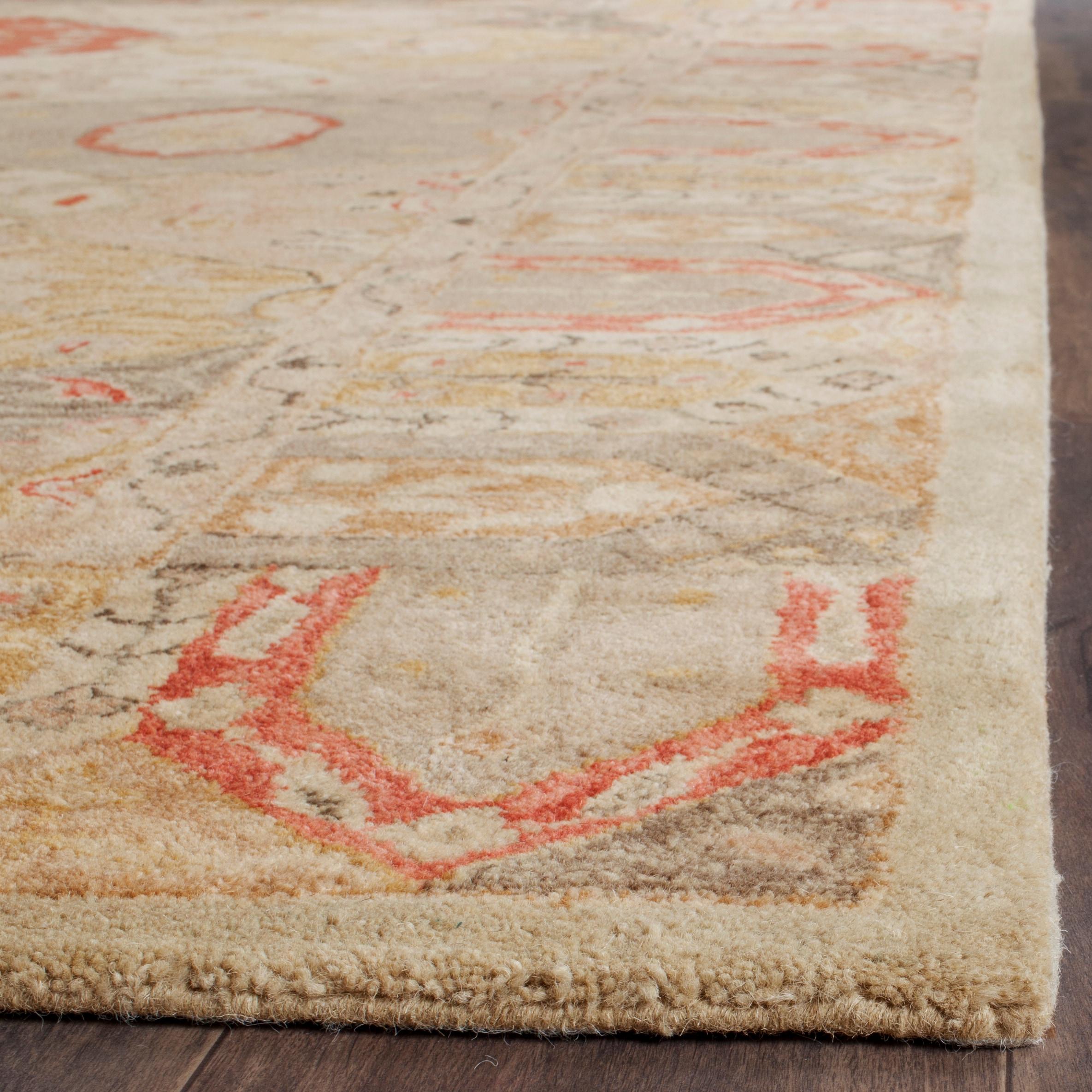 Antiquity AT830 Hand Tufted Indoor Area Rug - Beige/Multi - 8'3"x11' - Safavieh