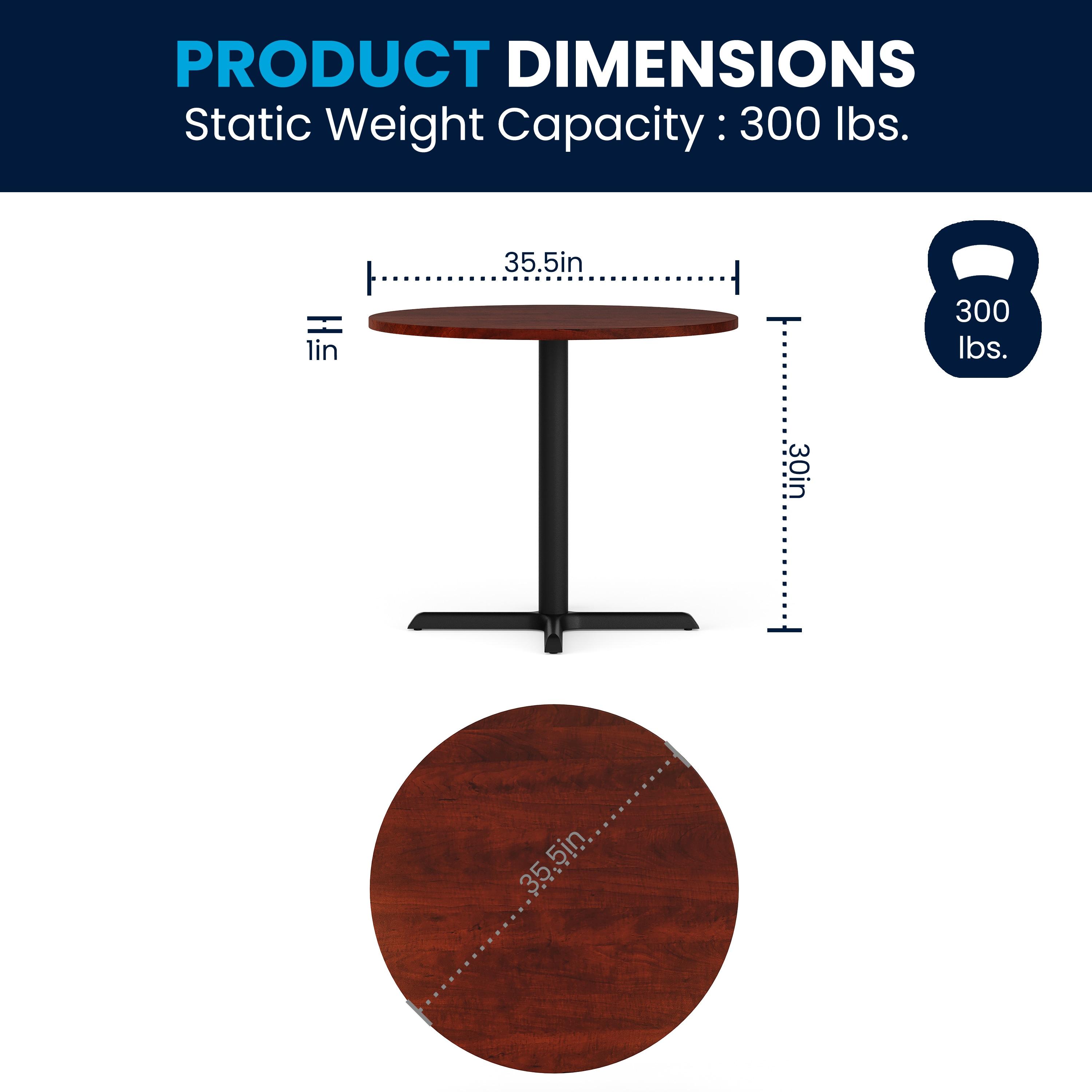 Flash Furniture 36" Round Multi-Purpose Conference Table - Meeting Table for Office