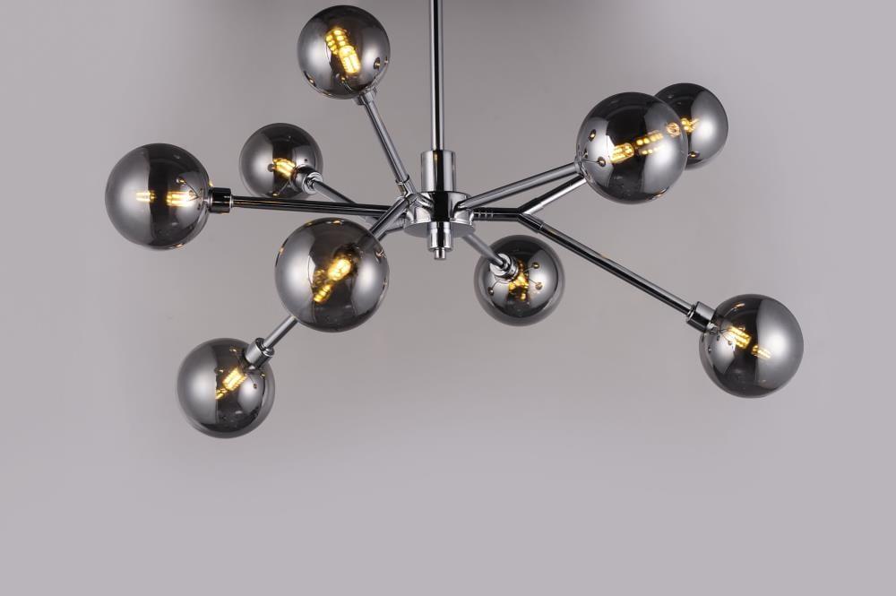 ET2 Lighting - LED Pendant - Asteroid-36W 9 LED Chandelier-31 Inches wide by 15