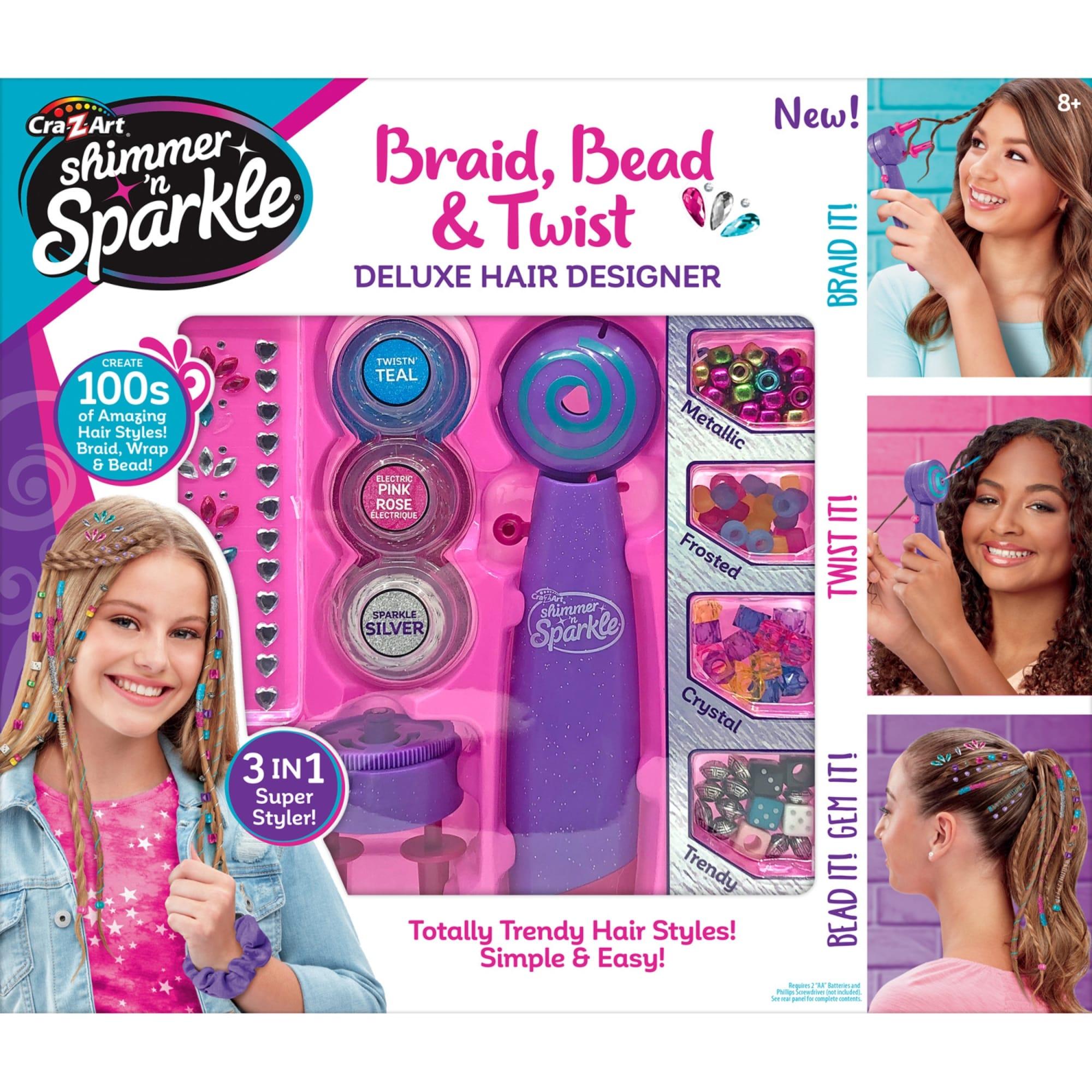 Cra-Z-Art Shimmer ‘n Sparkle Braid Bead and Twist Deluxe Hair Designer
