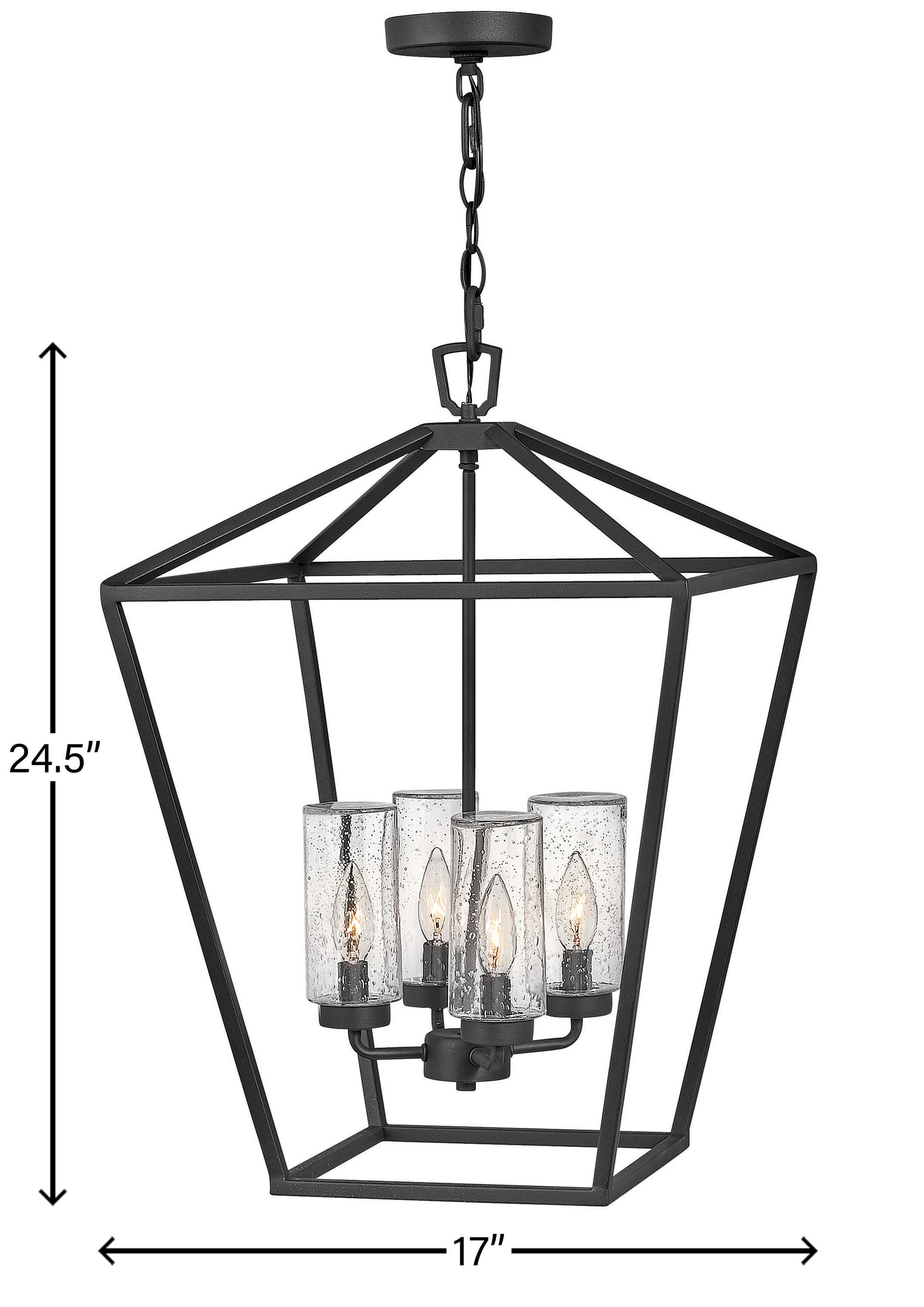 Alford Place 4 -Bulb 24.5" H Outdoor Pendant