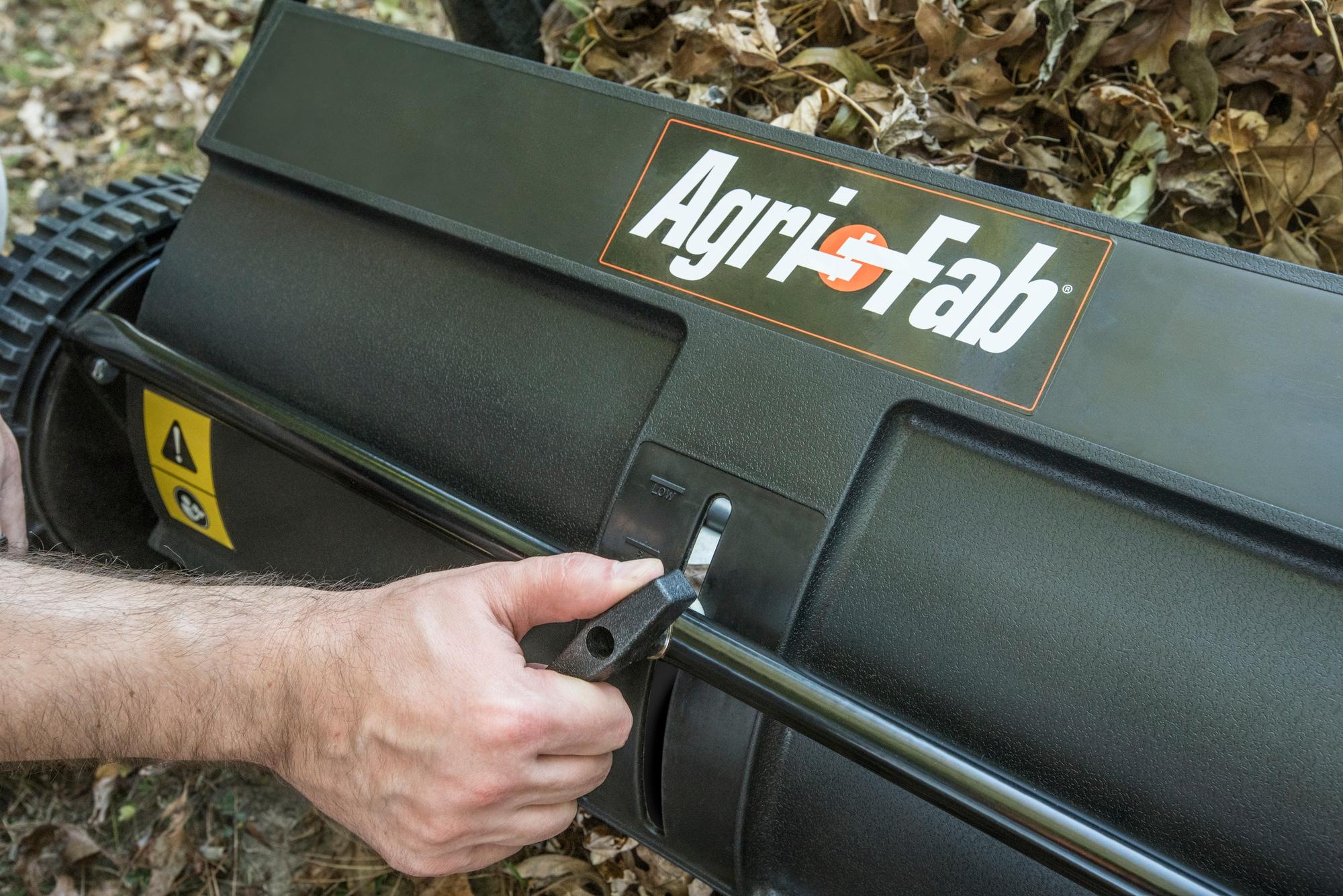 Agri-Fab 26" Black Carbon Steel Push Lawn Sweeper