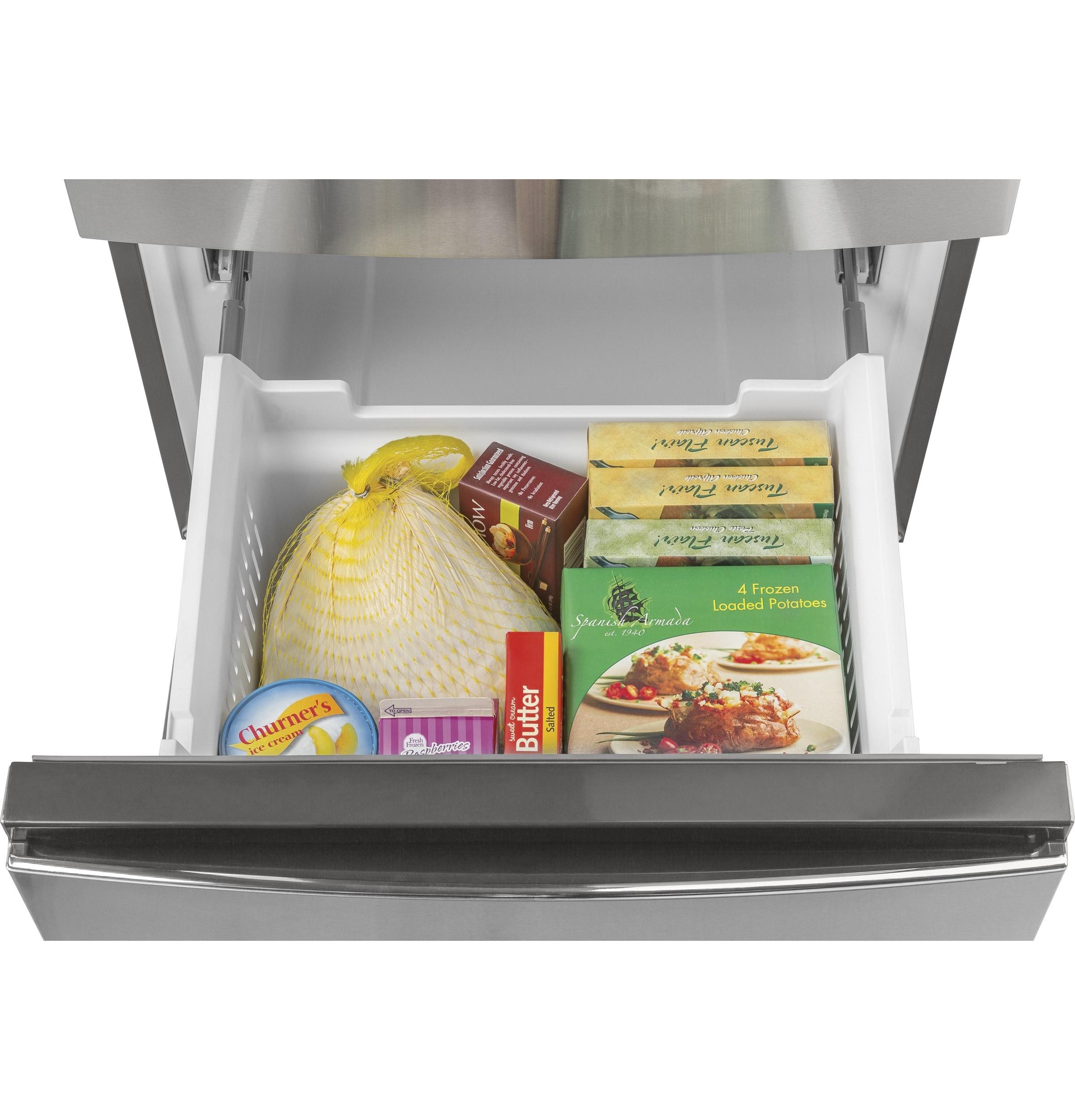 Ge 11.9 Cu. Ft. Bottom-freezer Refrigerator