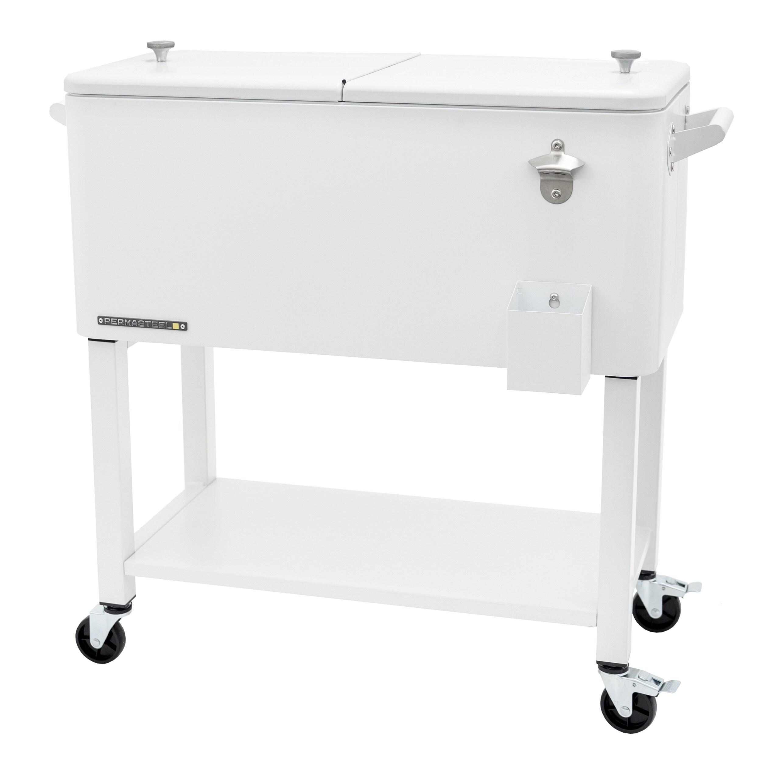 Permasteel 80-Qt Outdoor Patio Cooler with Removable Basin