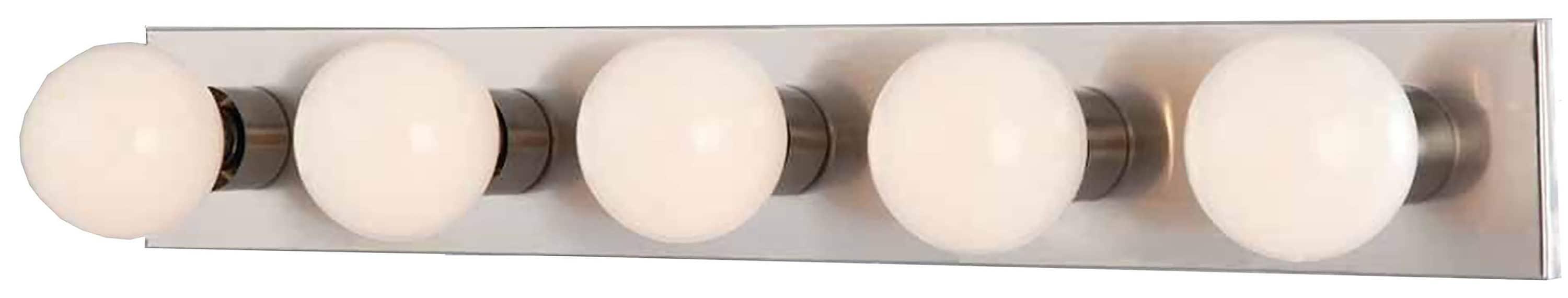 Volume Lighting V1025 5 Light 30" Width Bathroom Vanity Strip - Nickel