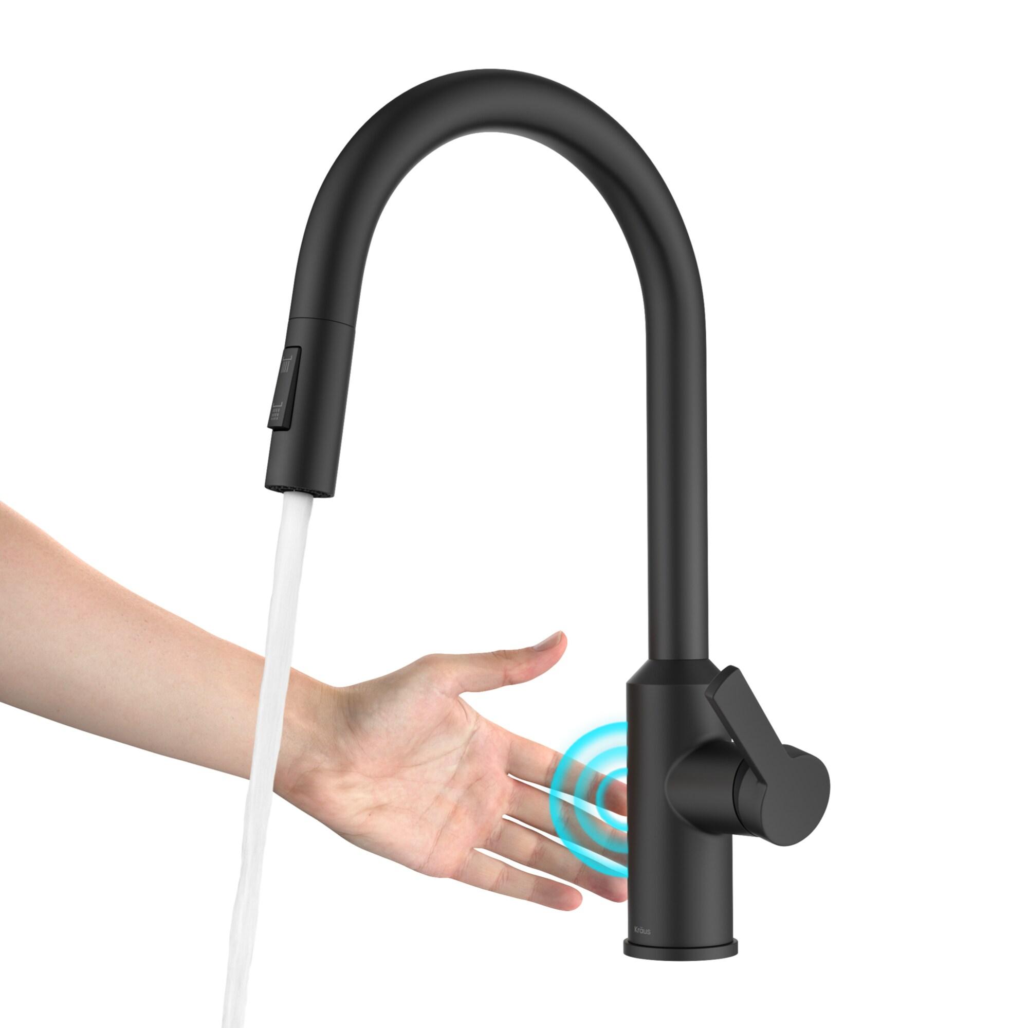 KRAUS Oletto Touchless Sensor Pull-Down Single Handle Kitchen Faucet