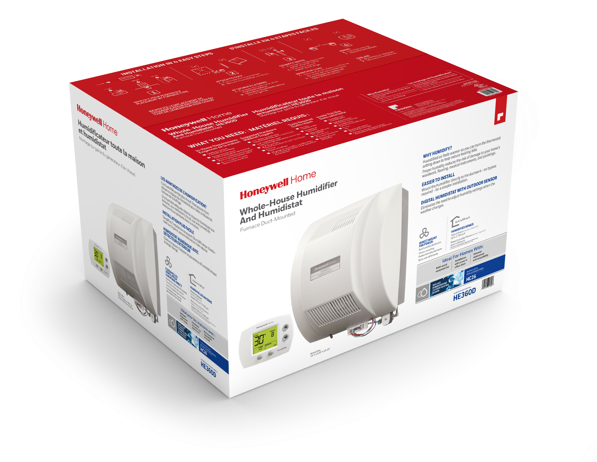 Whole Home Humidifier and Humidistat