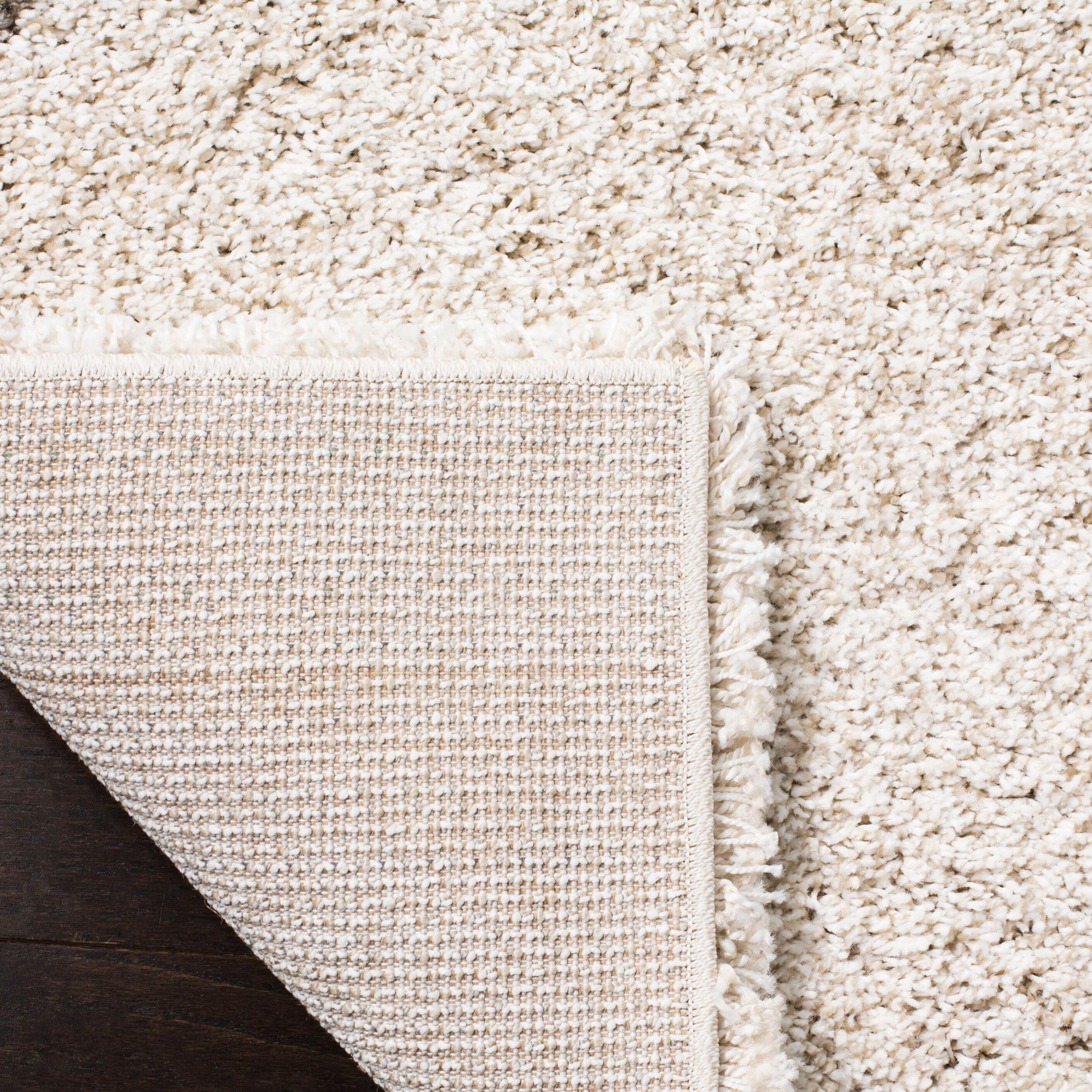 Hudson Shag SGH281 Power Loomed Indoor Area Rug - Ivory/Grey - 9'x12' - Safavieh