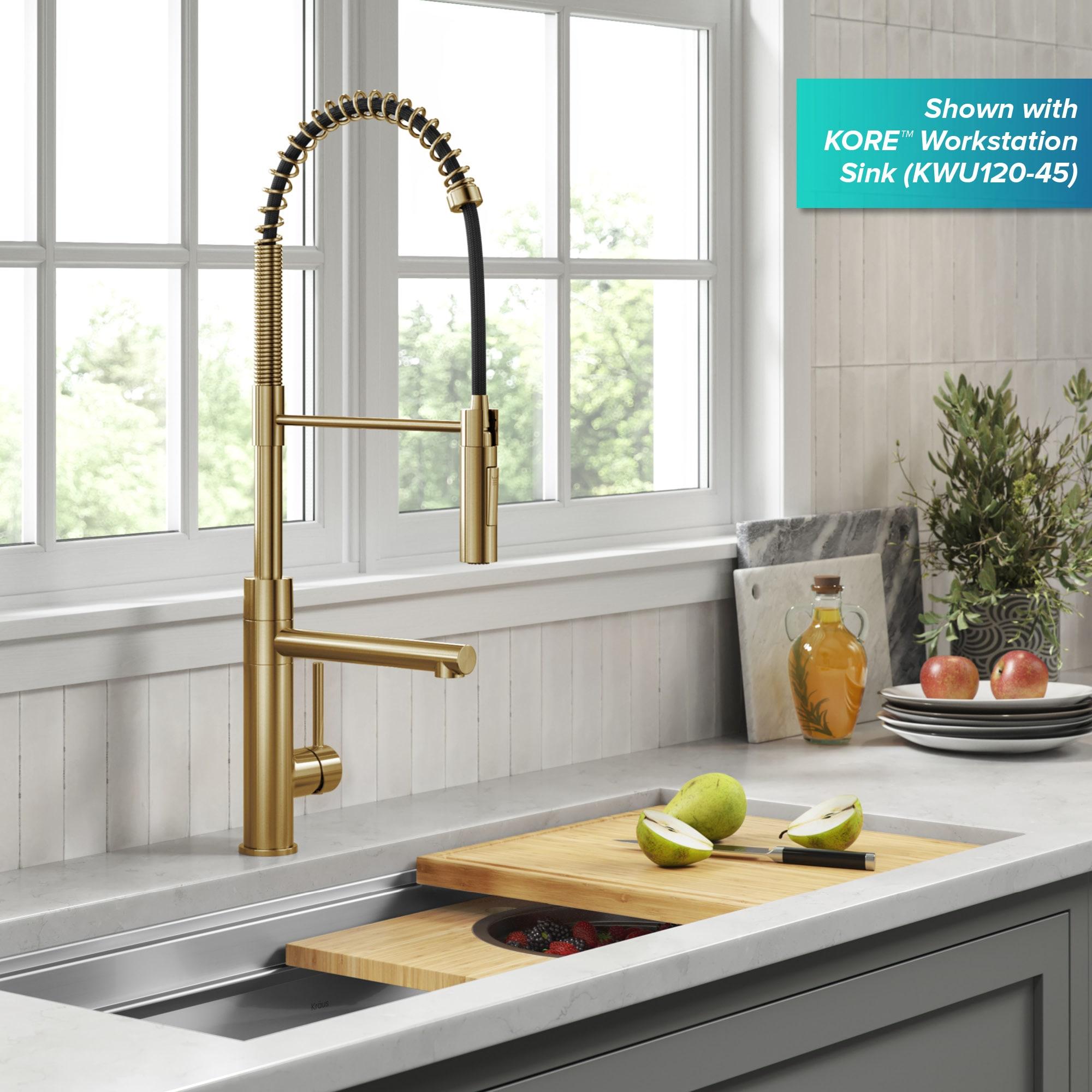 Artec Pro Commercial Style Pull-Down Single Handle Kitchen Faucet with Pot Filler