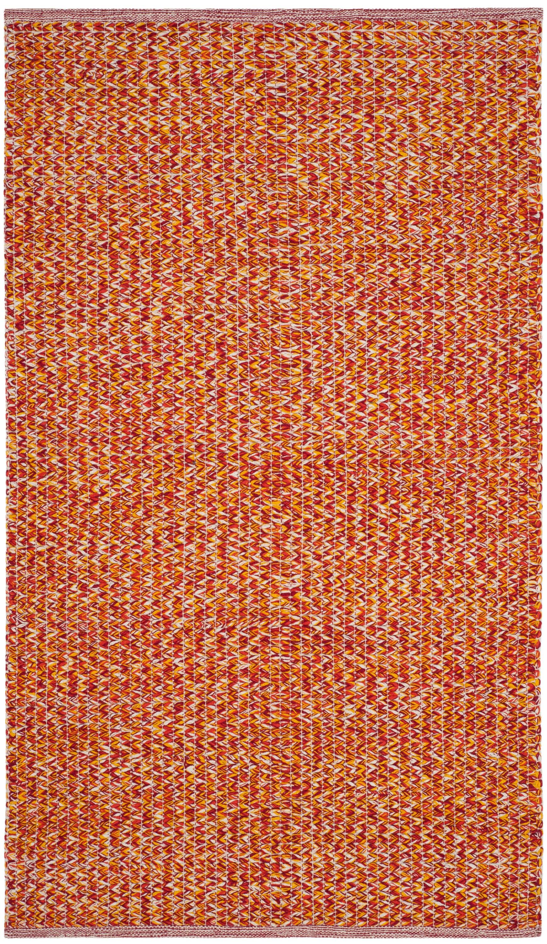 Montauk MTK602 Hand Woven Area Rug - Orange/Multi - 3'x5' - Safavieh.