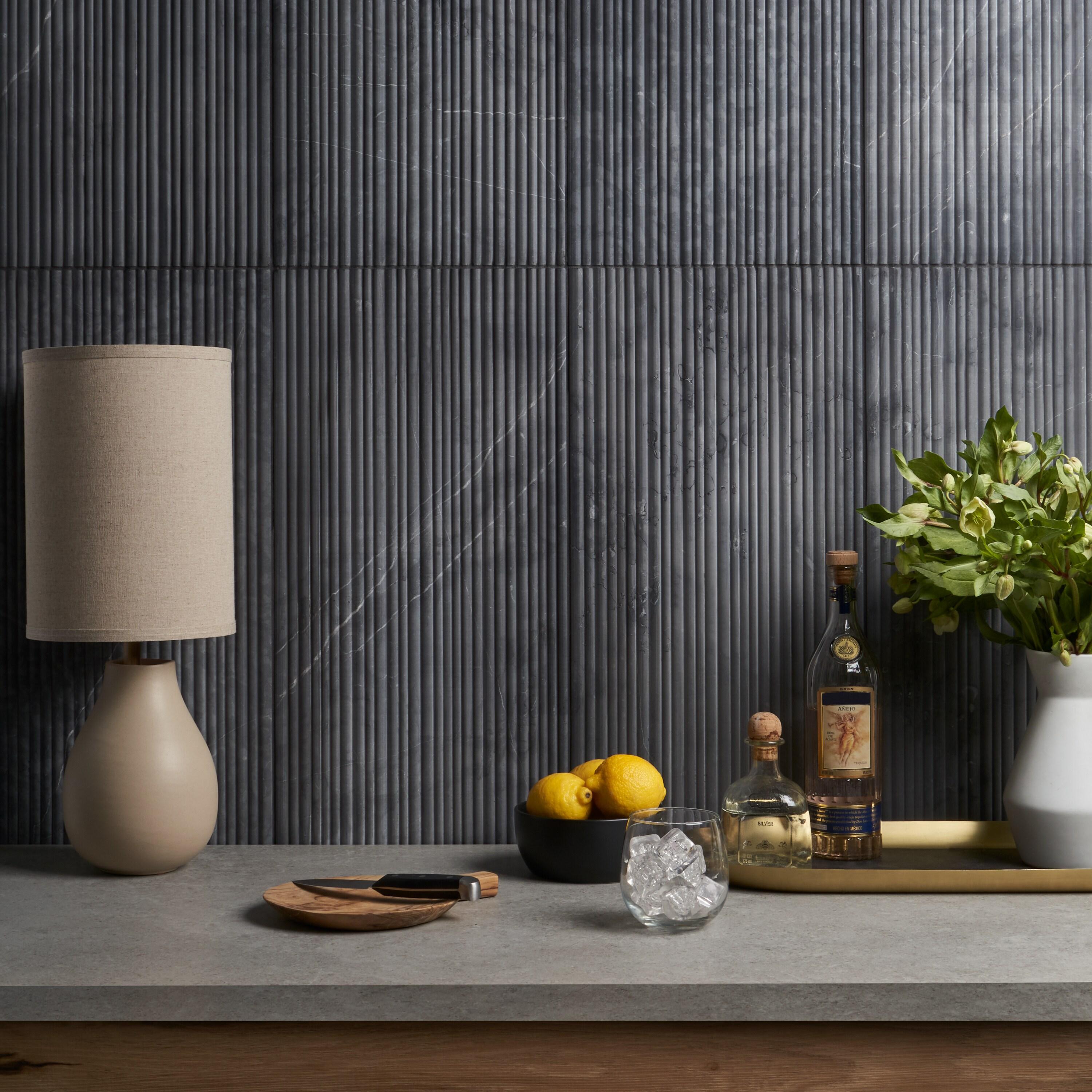12'' W x 24'' L Marble Singular Tile