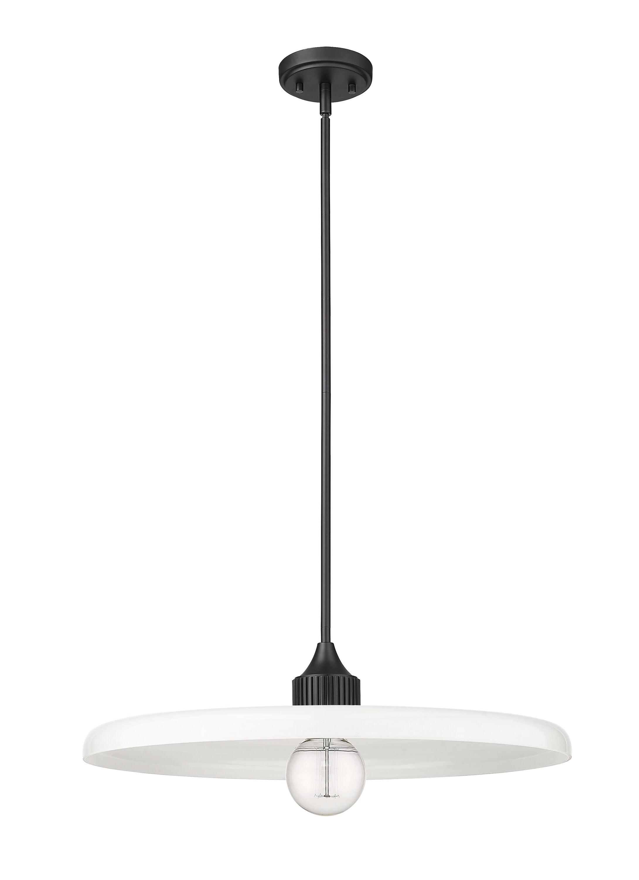 Z-Lite Paloma 1 - Light Pendant in  Matte Black