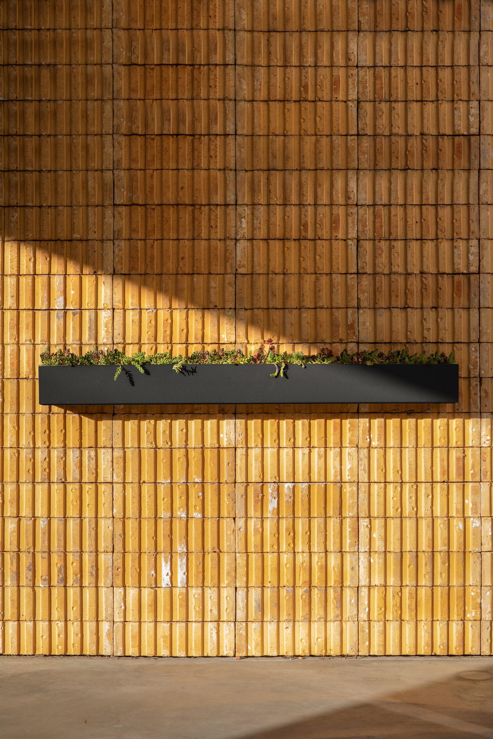 Geo Series Plastic Trough Hanging Planter