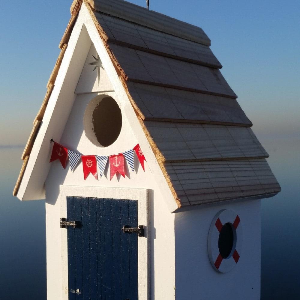 Home Bazaar Birds of a Feather Series Dockside 8 in x 5.5 in x 5 in Birdhouse