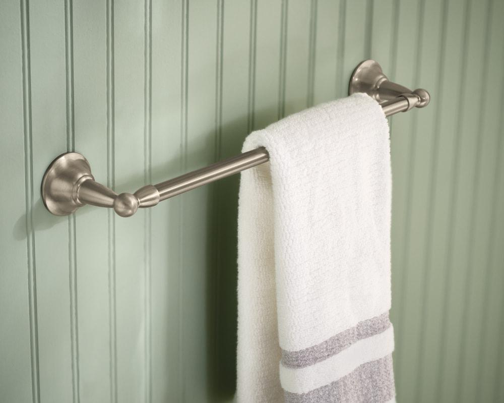 Moen DN6824BN Sage Towel Bar, Brushed Nickel