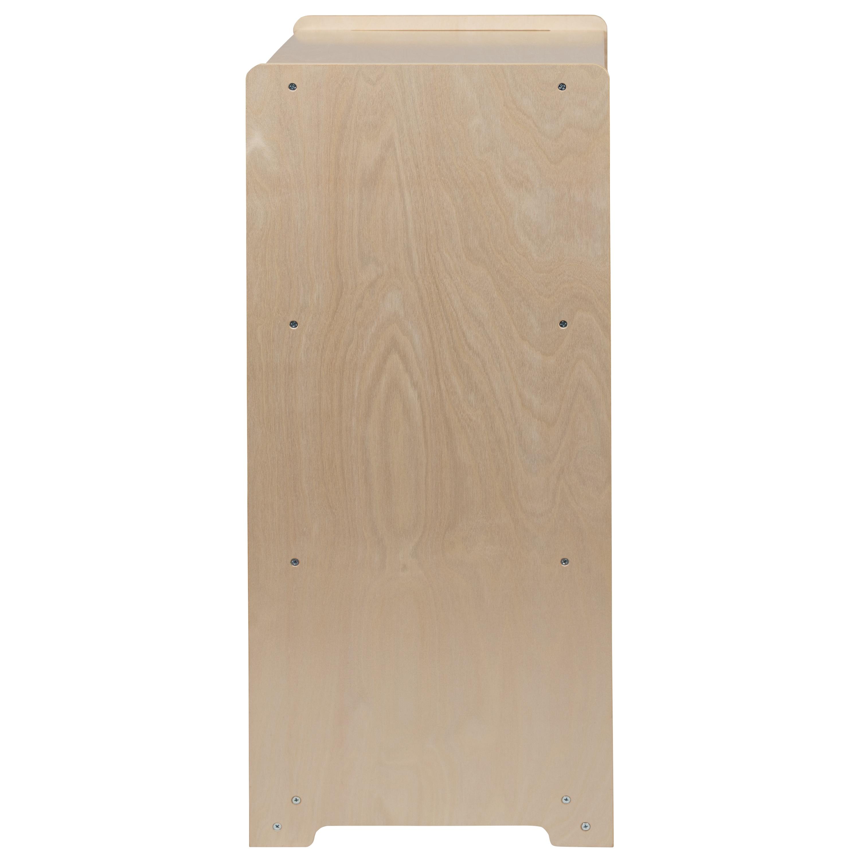 Flash Furniture Cinna Wooden School Classroom Storage Cabinet/Bookshelf for Commercial or Home Use