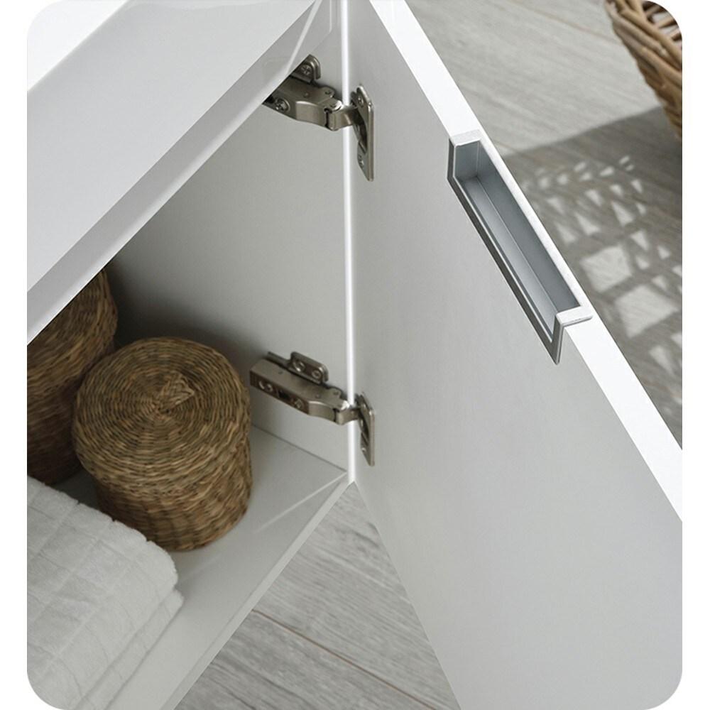 Valencia 60" Wall Mount Double Sink Bathroom Vanity with Top and Sinks (Faucets Not Included)