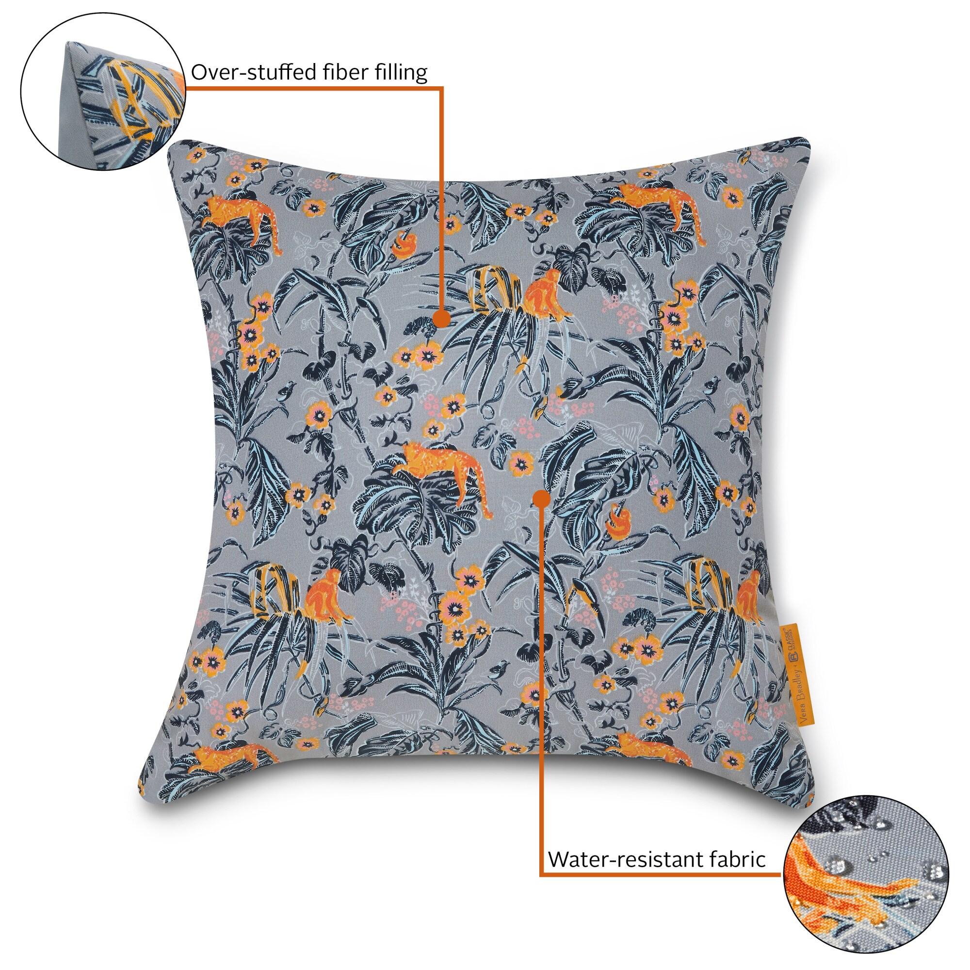 Vera Bradley Island Outdoor Square Pillow Cover & Insert
