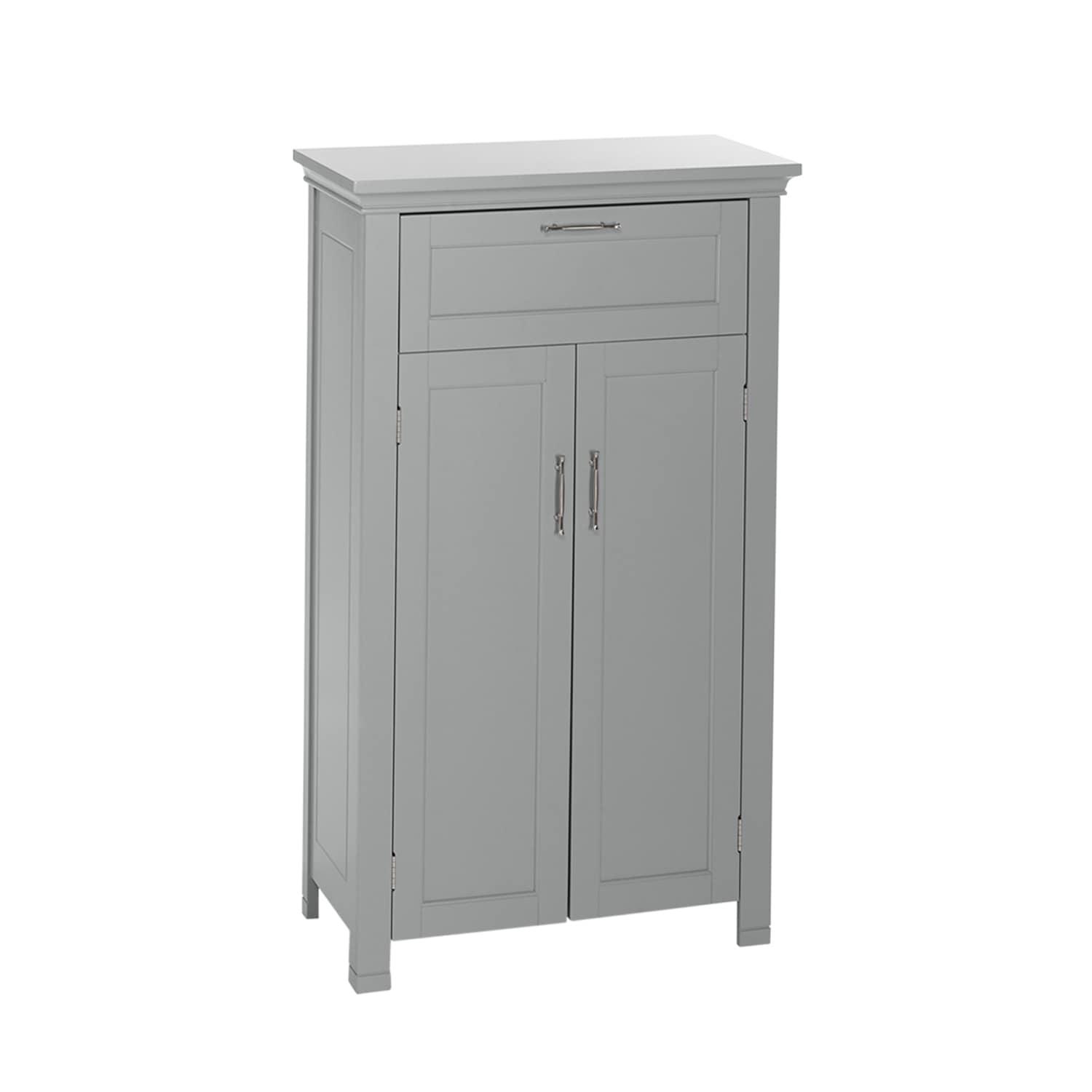 RiverRidge Somerset Two-Door Bathroom and Laundry Storage Cabinet with Drawer and Adjustable Shelf