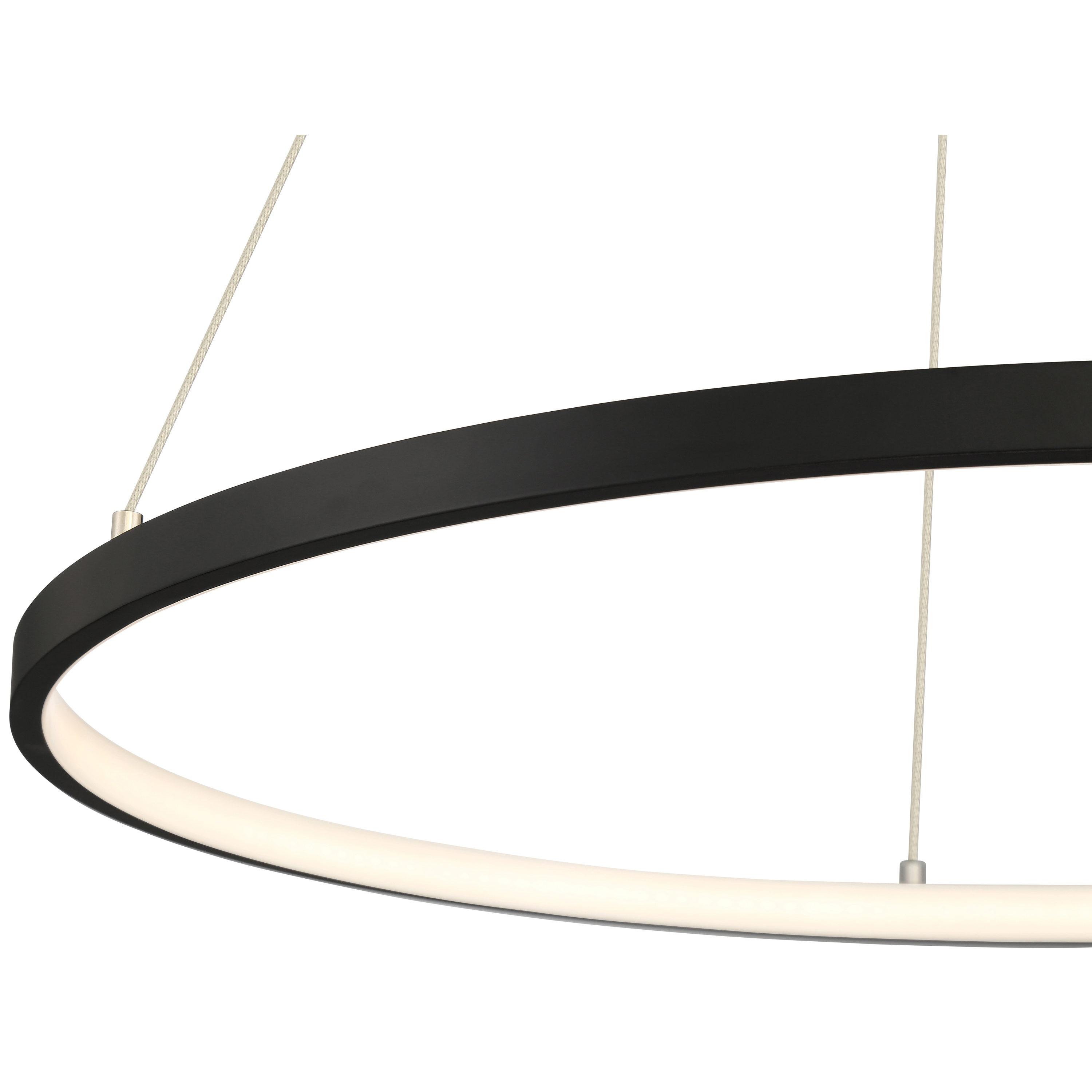 Access Lighting Anello 1 - Light Pendant in  Matte Black