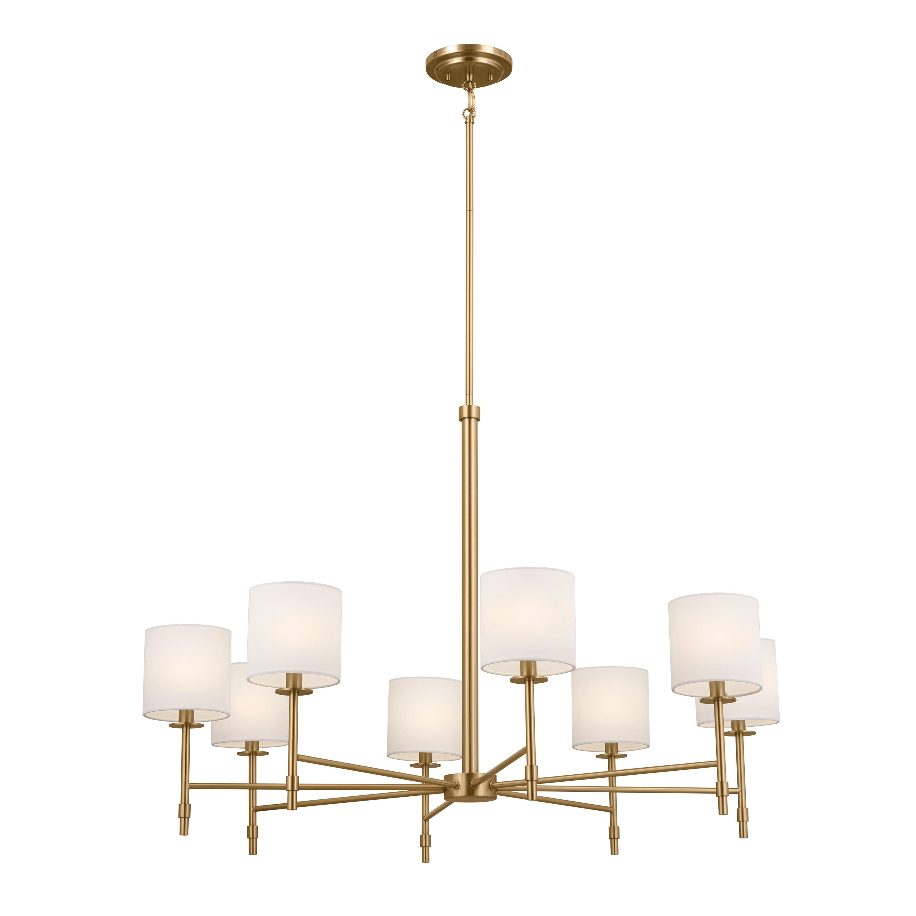 Kichler Lighting Ali 8 - Light Chandelier in  Brushed Natural Brass