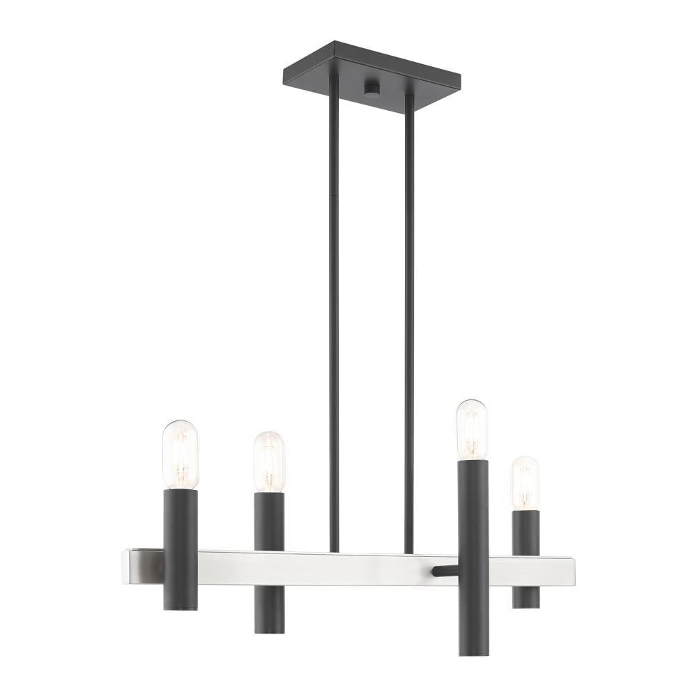 Livex Lighting Helsinki 4 - Light Chandelier in  Scandinavian Gray