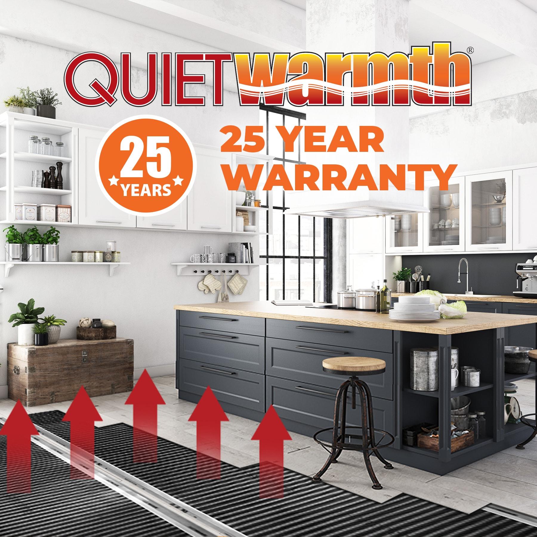 QuietWarmth 1.5 ft. x 5 ft. x 0.016 in. 120-Volt Radiant Heat Film for Floating Floors (Covers 7.5 sq. ft.)