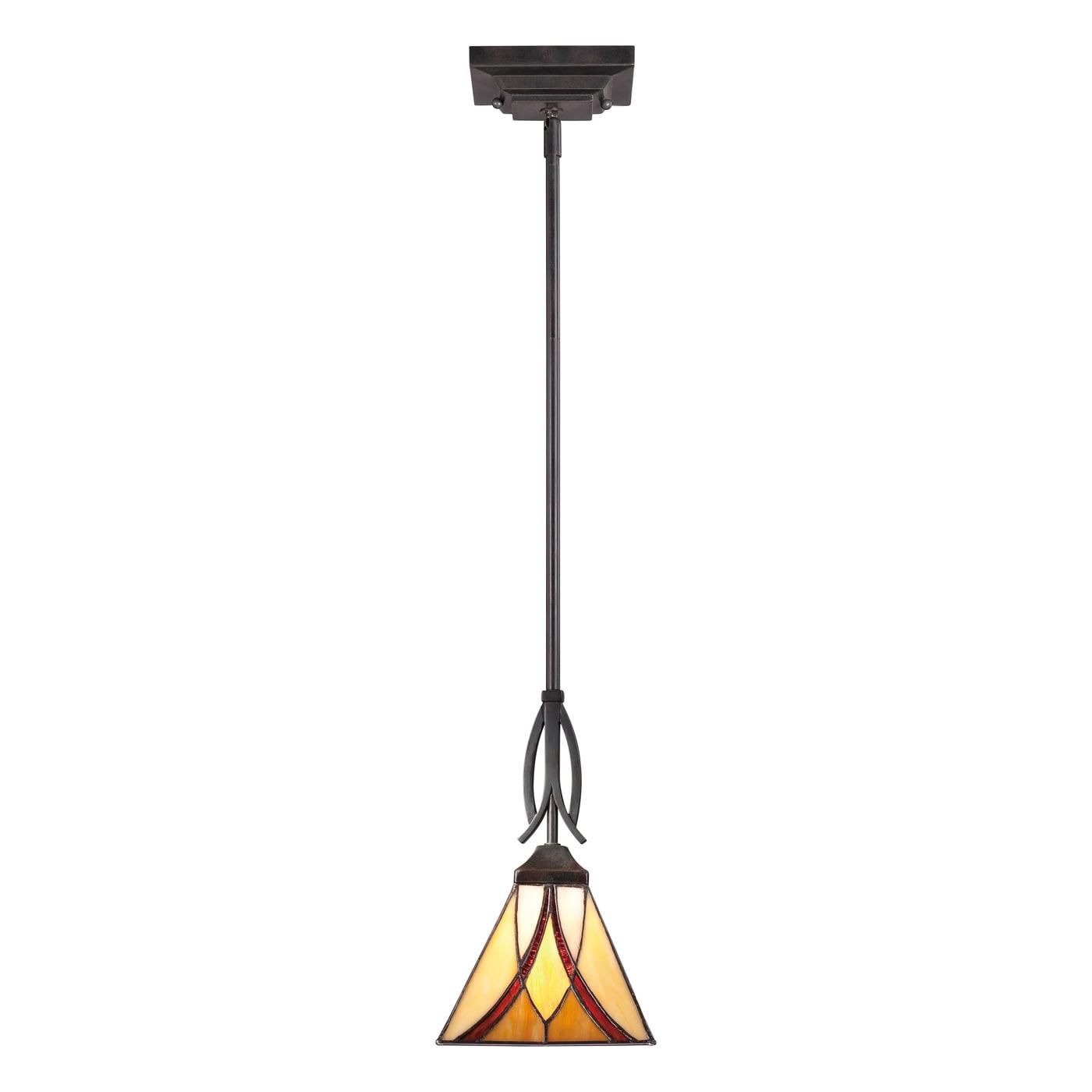 Quoizel Lighting Asheville 1 - Light Pendant in  Valiant Bronze