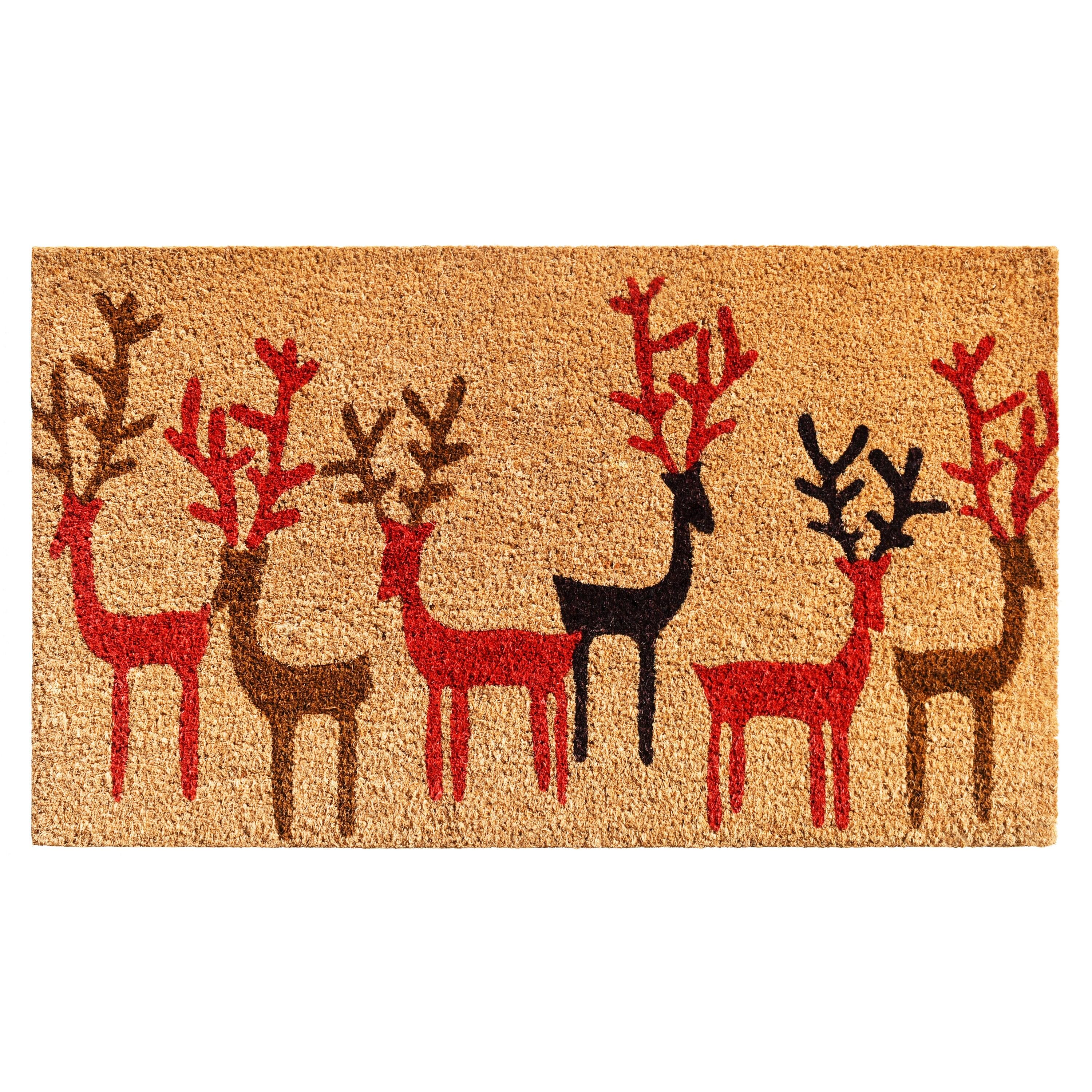 Calloway Mills Christmas Deer Doormat 17 x 29