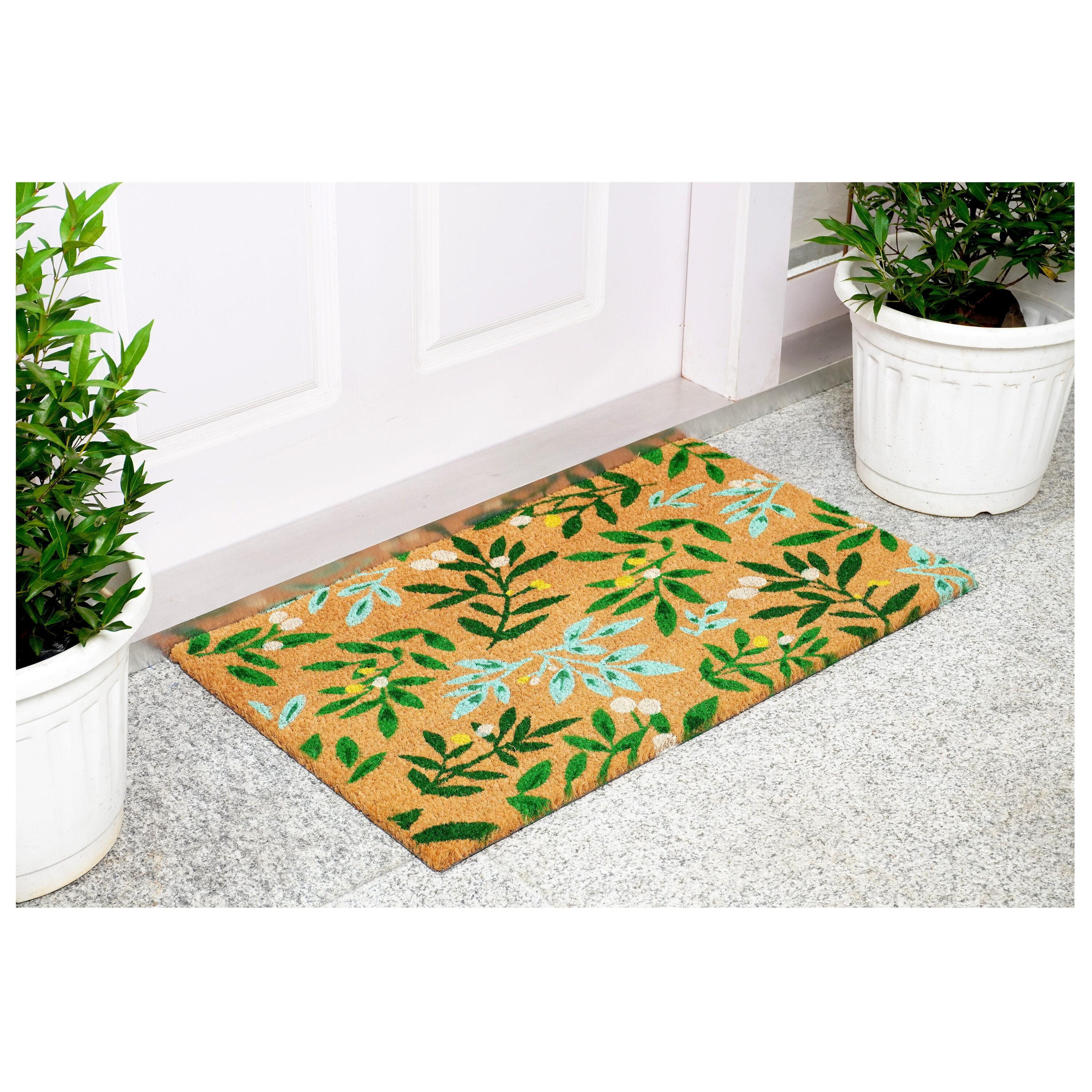 Calloway Mills Non-Slip Floral Outdoor Doormat