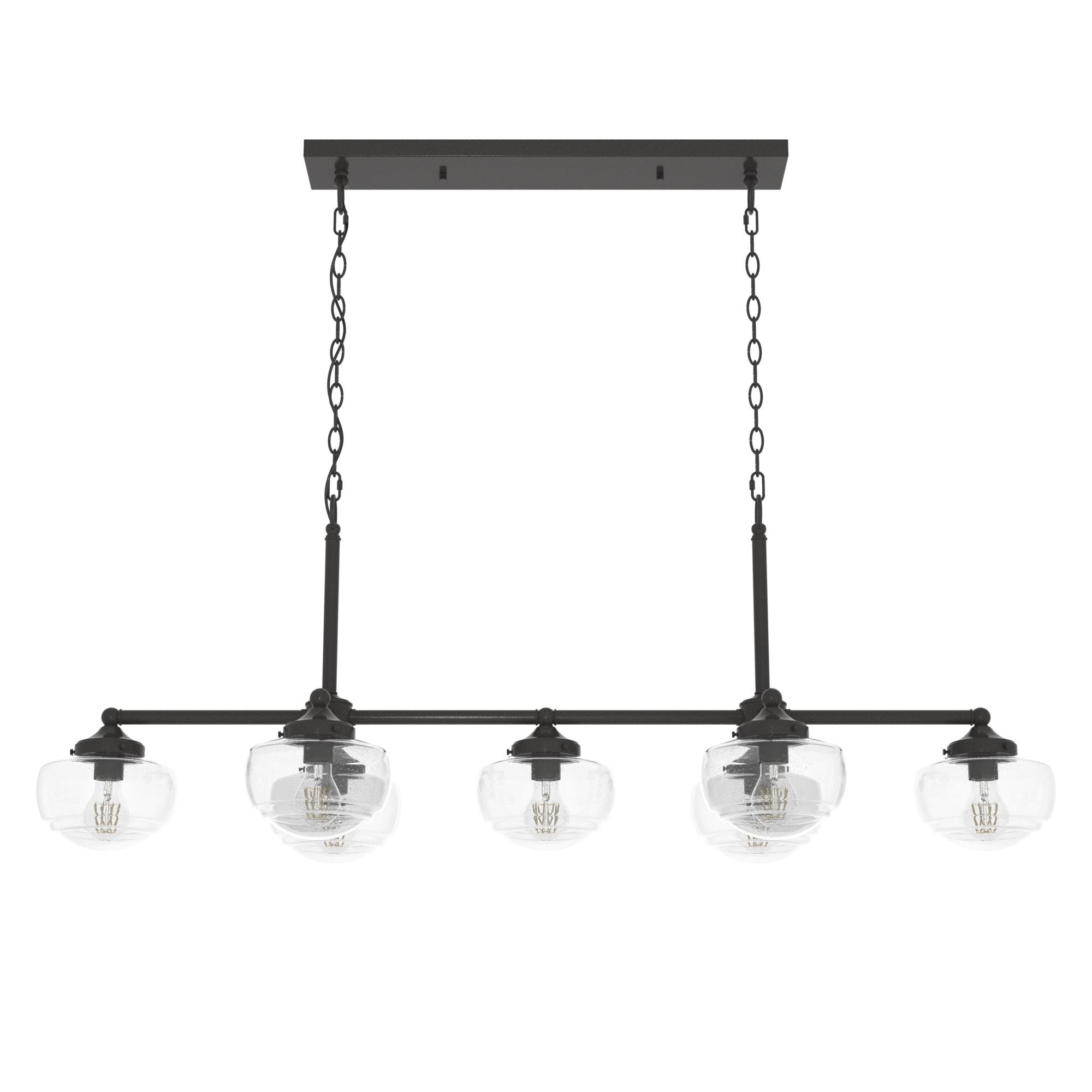 Saddle Creek 7 - Light Kitchen Island Linear Pendant