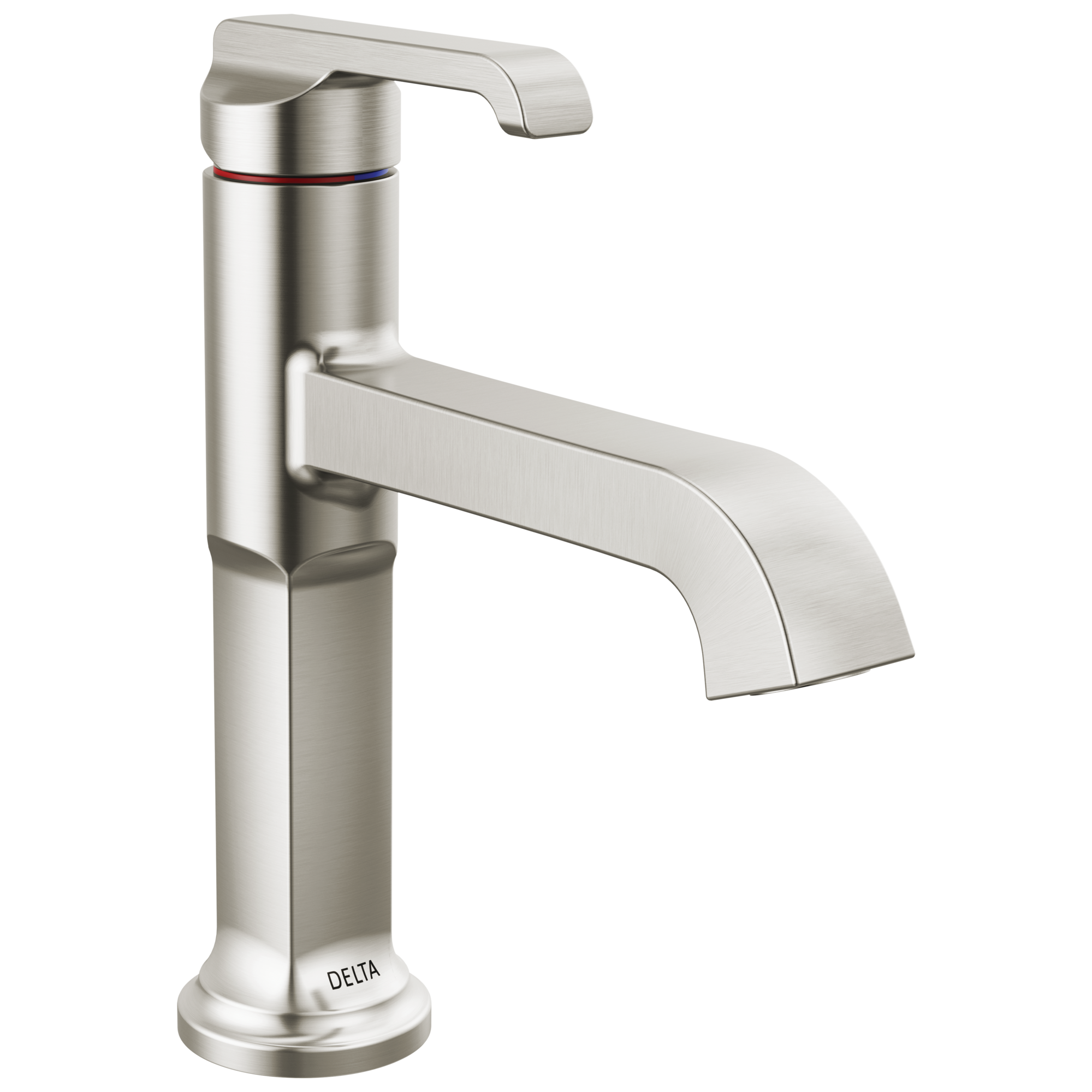 Tetra Single Hole Bathroom Faucet, Single Handle Bathroom Sink Faucet with Drain Assembly