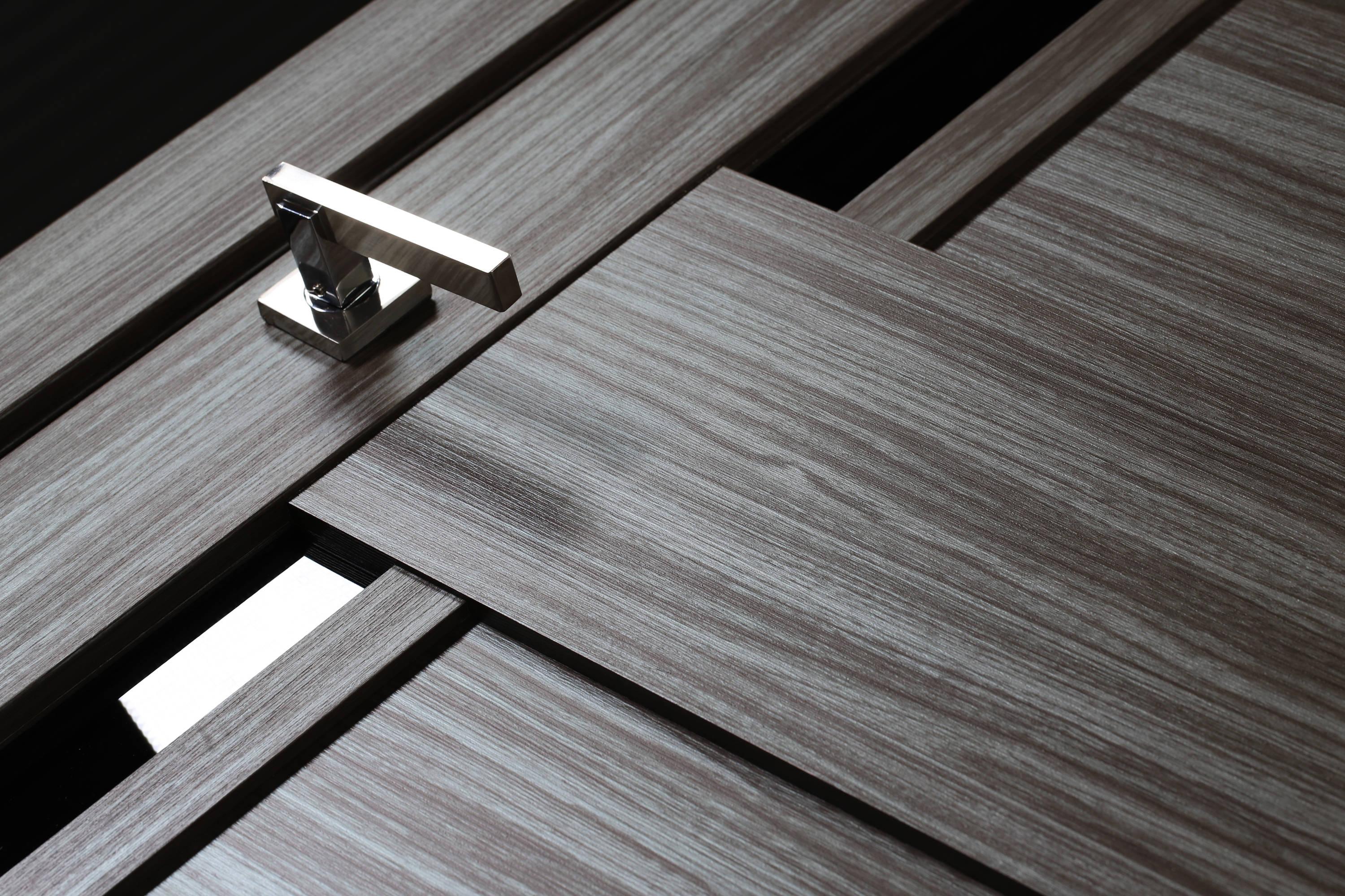 Belldinni Esta 80'' Solid + Manufactured Wood Paneled Slab Door