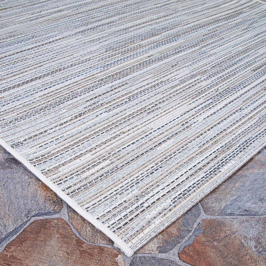 Couristan Monte Carlo Coastal Breeze Indoor/Outdoor Area Rug, 2' x 3'7", Taupe-Champagne