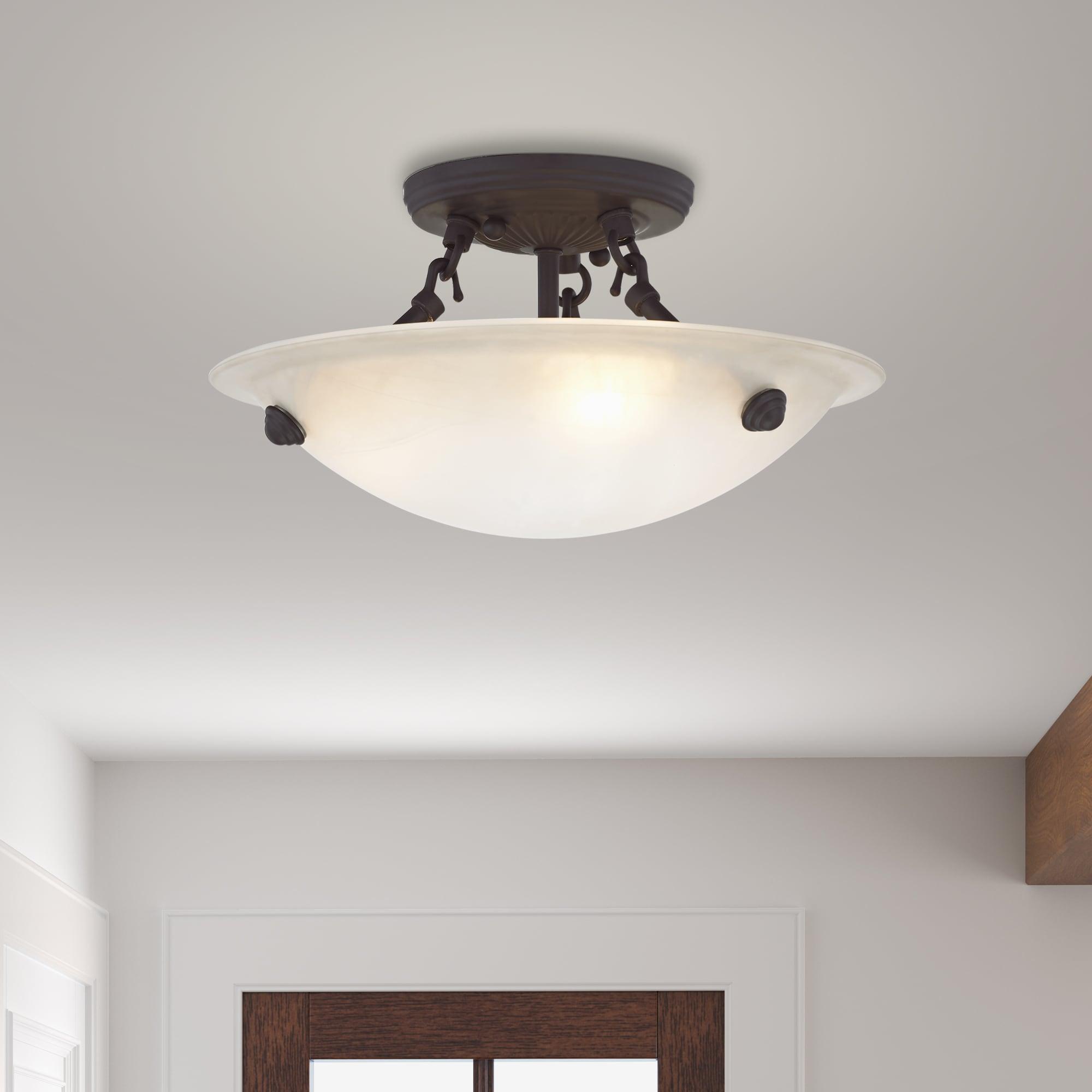 Livex Lighting Oasis Ceiling Mount in Bronze
