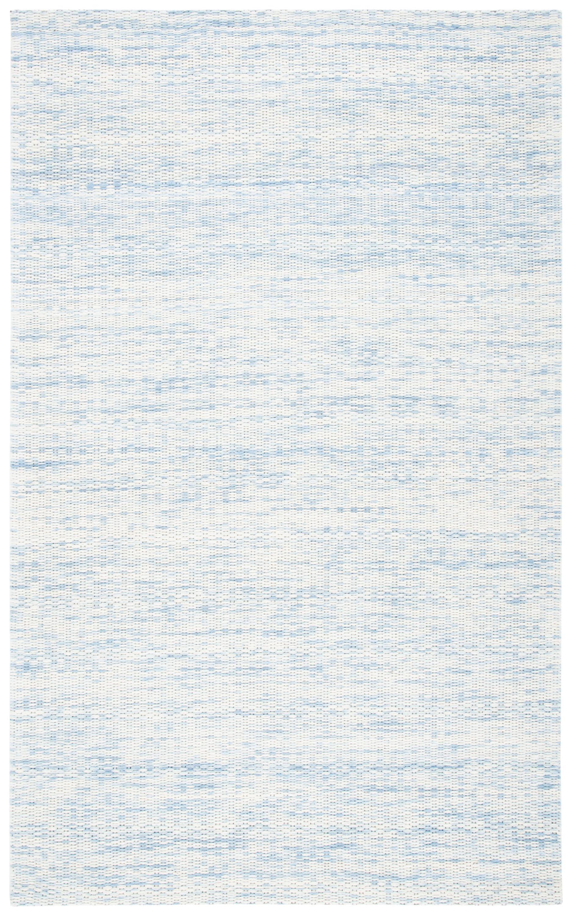 Marbella MRB311 Hand Woven Indoor Area Rug - Blue/Ivory - 5'x8' - Safavieh