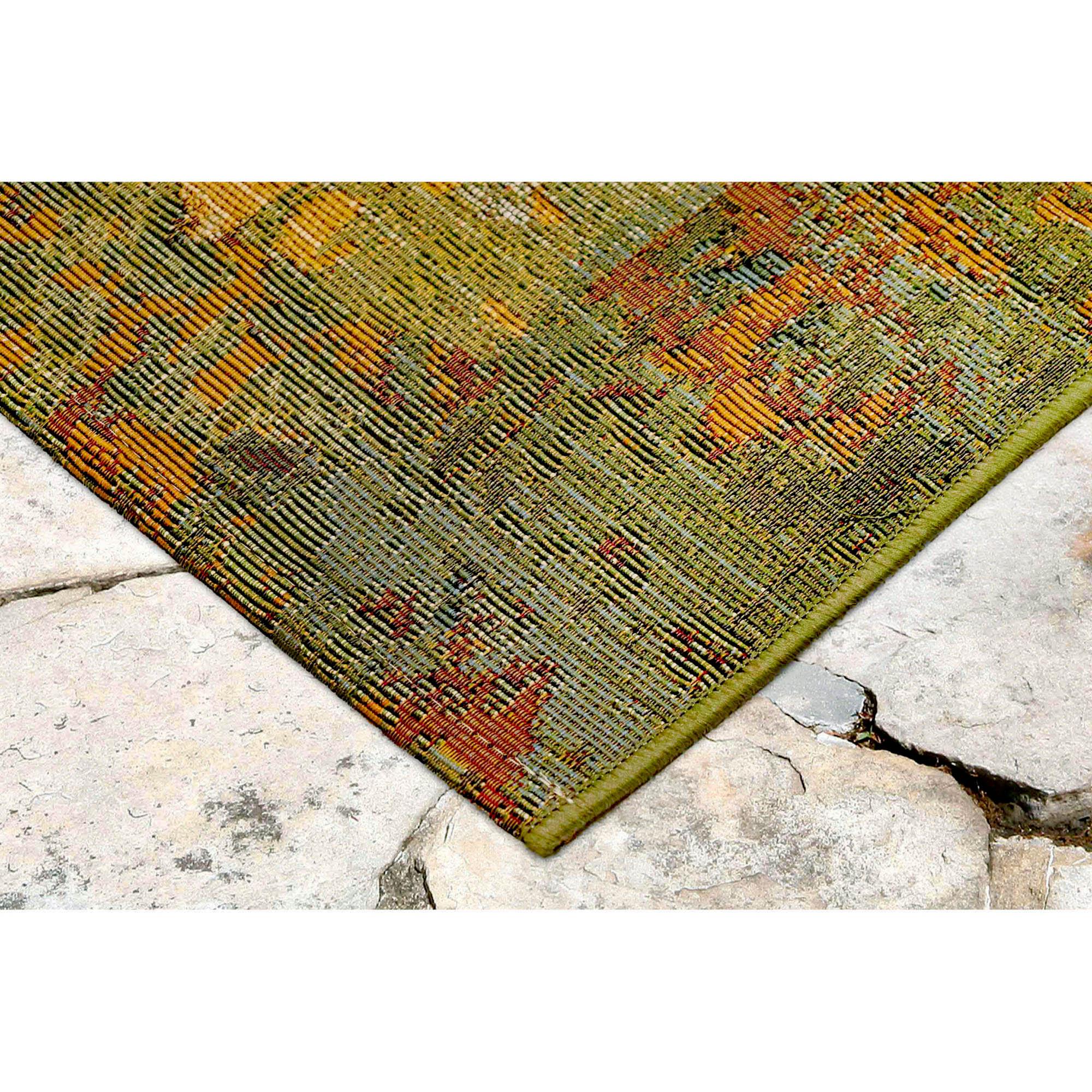 Liora Manne Marina Kermin Indoor/Outdoor Rug Green 7'10" x 9'10"