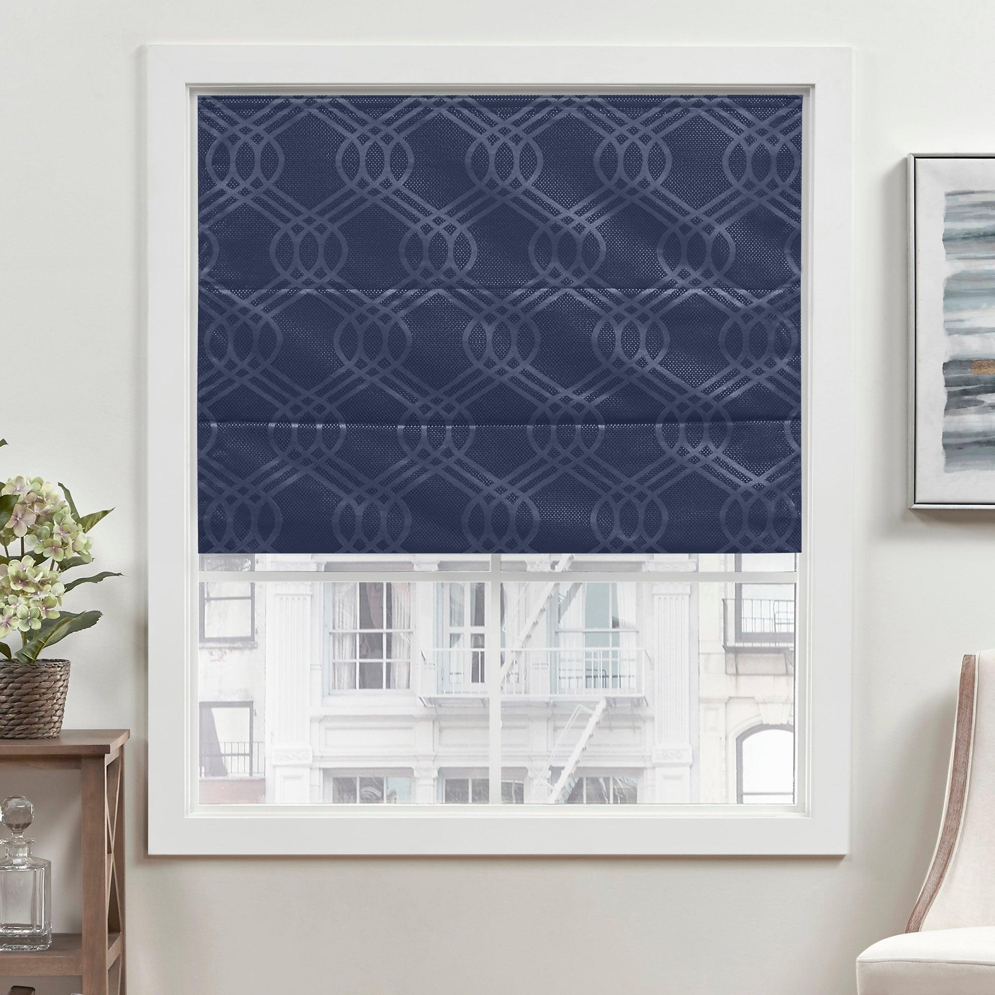 Amalgamated Textiles Exclusive Home Prague Trellis 100% Blackout Roman Shade