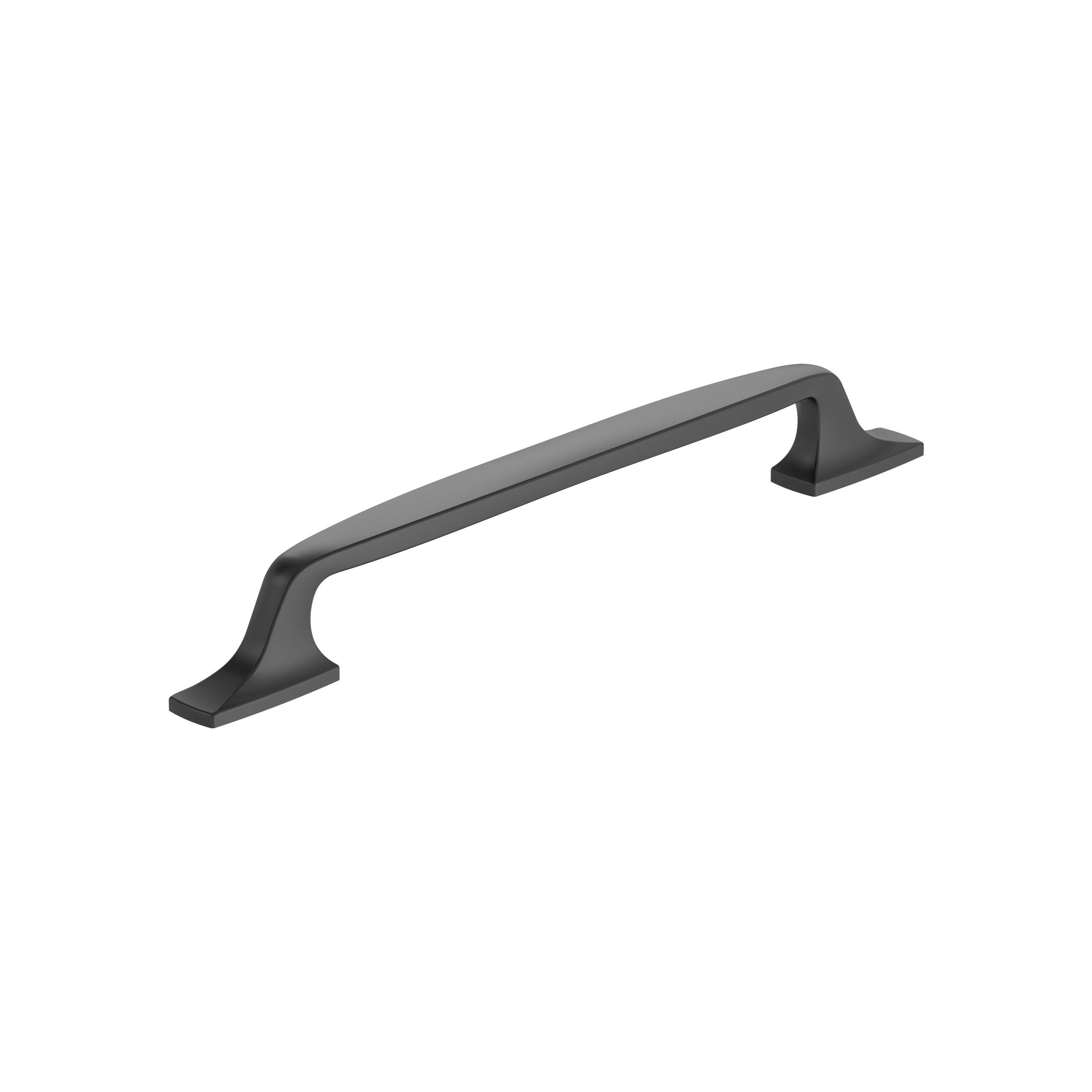 Amerock Highland Ridge 7-9/16 inch (192mm) Center-to-Center Black Bronze Cabinet Pull