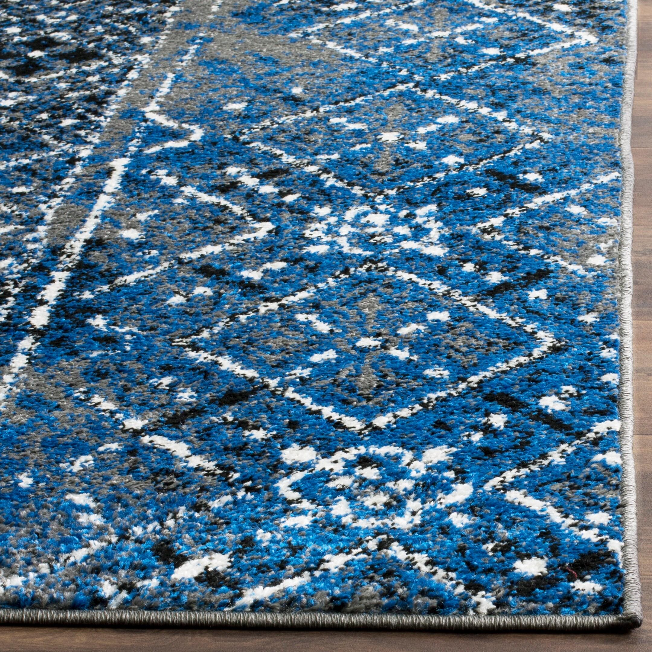 Adirondack ADR111 Machine Made Indoor Area Rug - Silver/Multi - 4'x6' - Safavieh