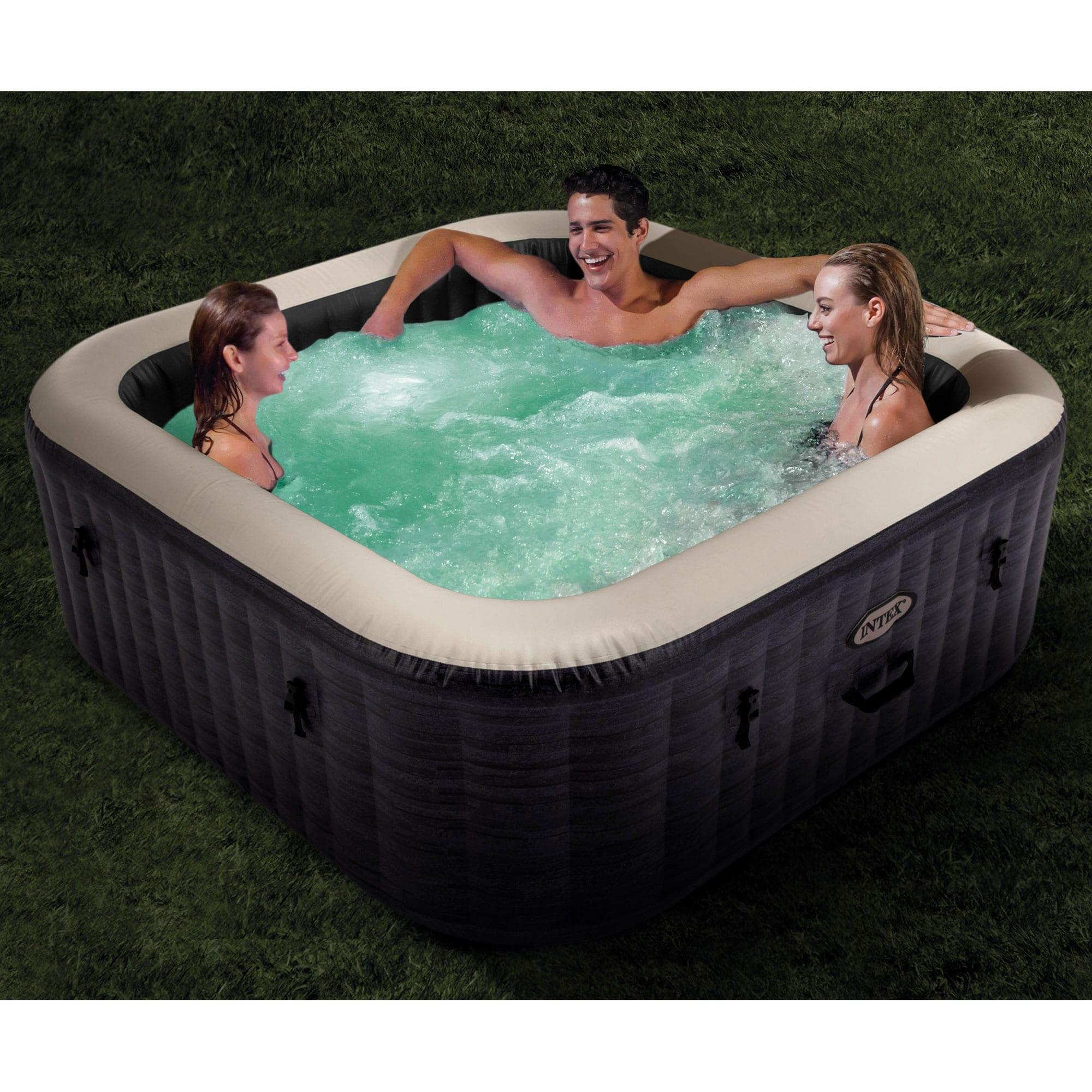 Intex Intex PureSpa Plus Inflatable Square Hot Tub w/ AirJets
