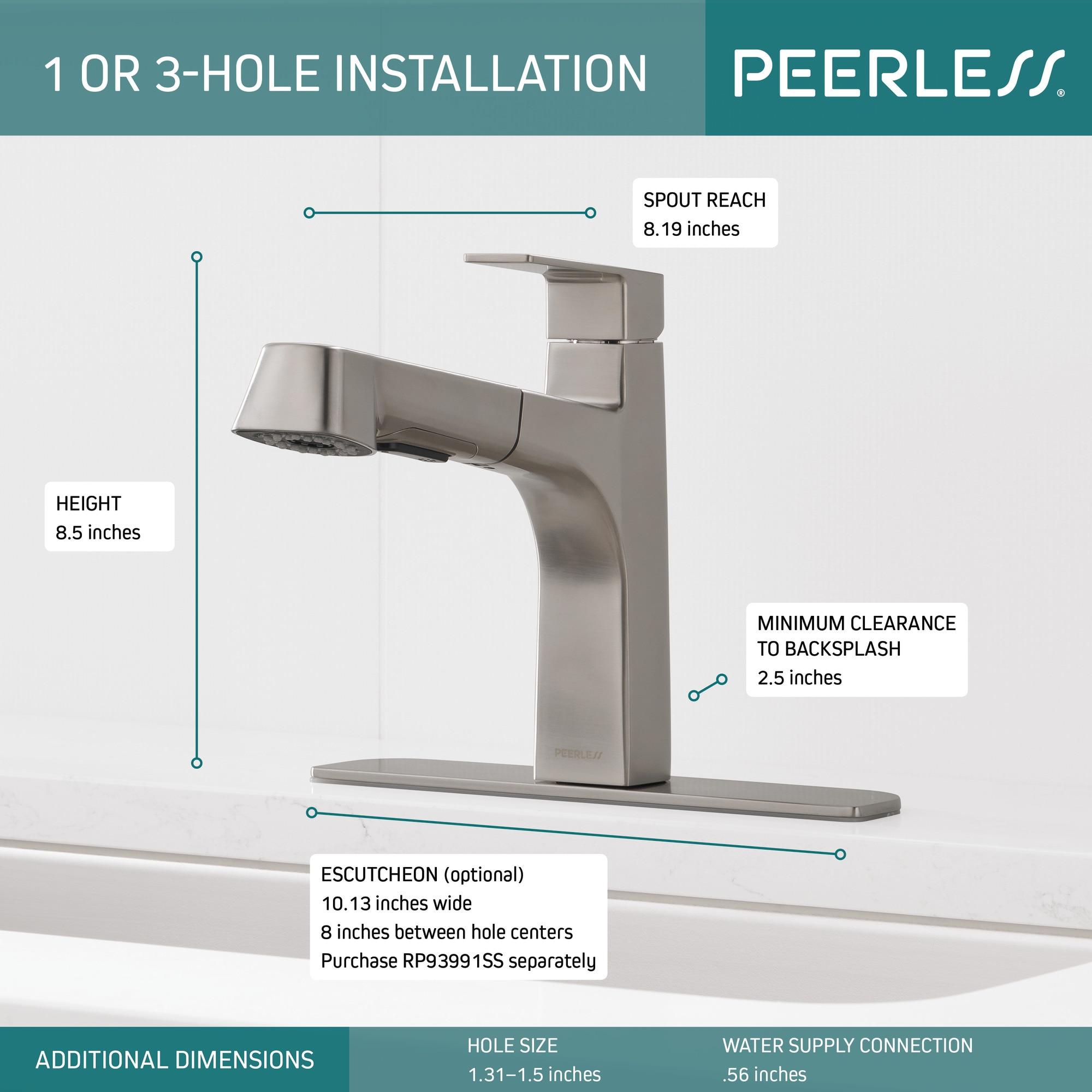 Peerless Faucets Xander Pull Out Kitchen Faucet