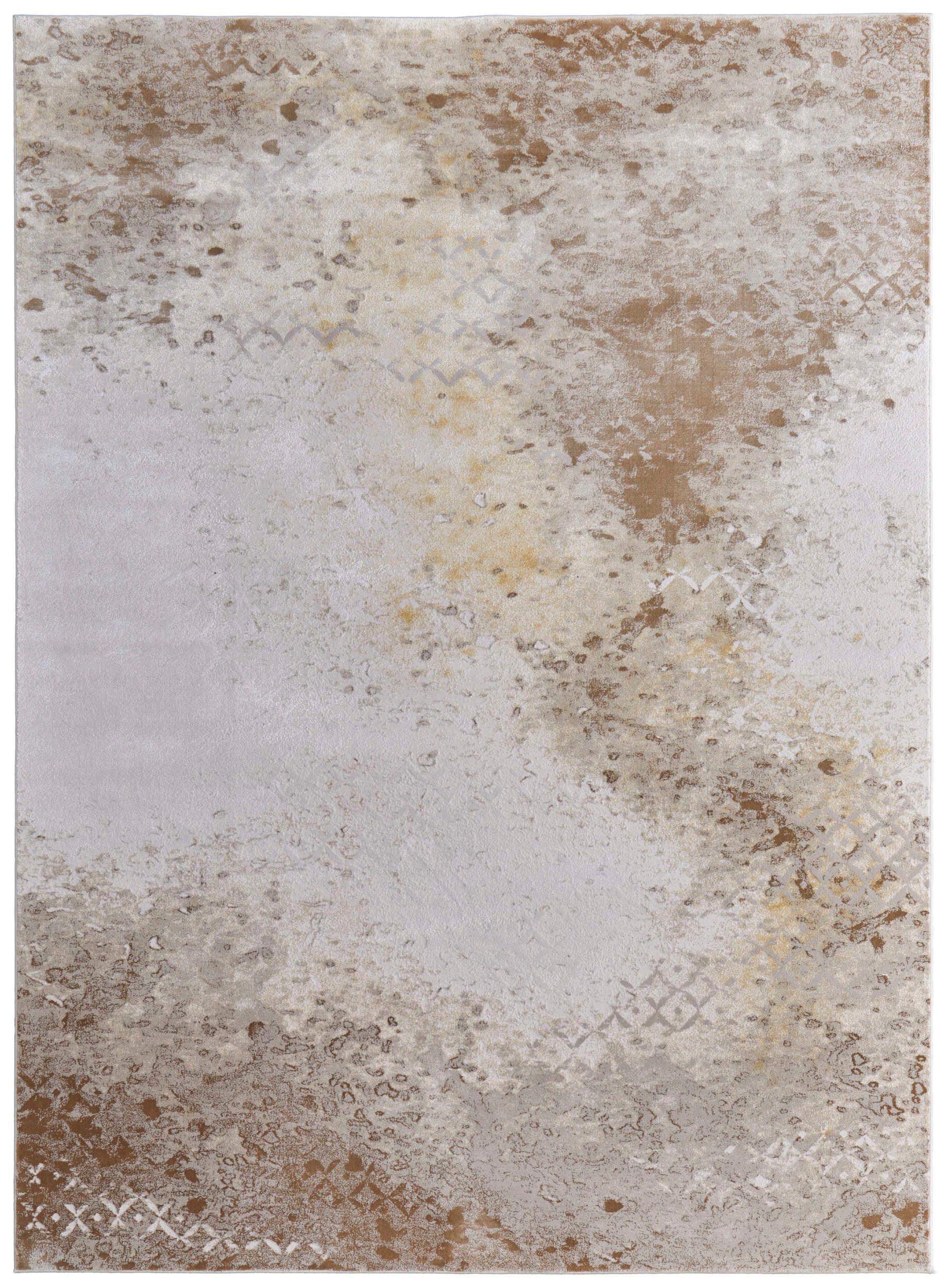 Room Envy Vanhorn Modern Watercolor, Brown/Tan/Ivory