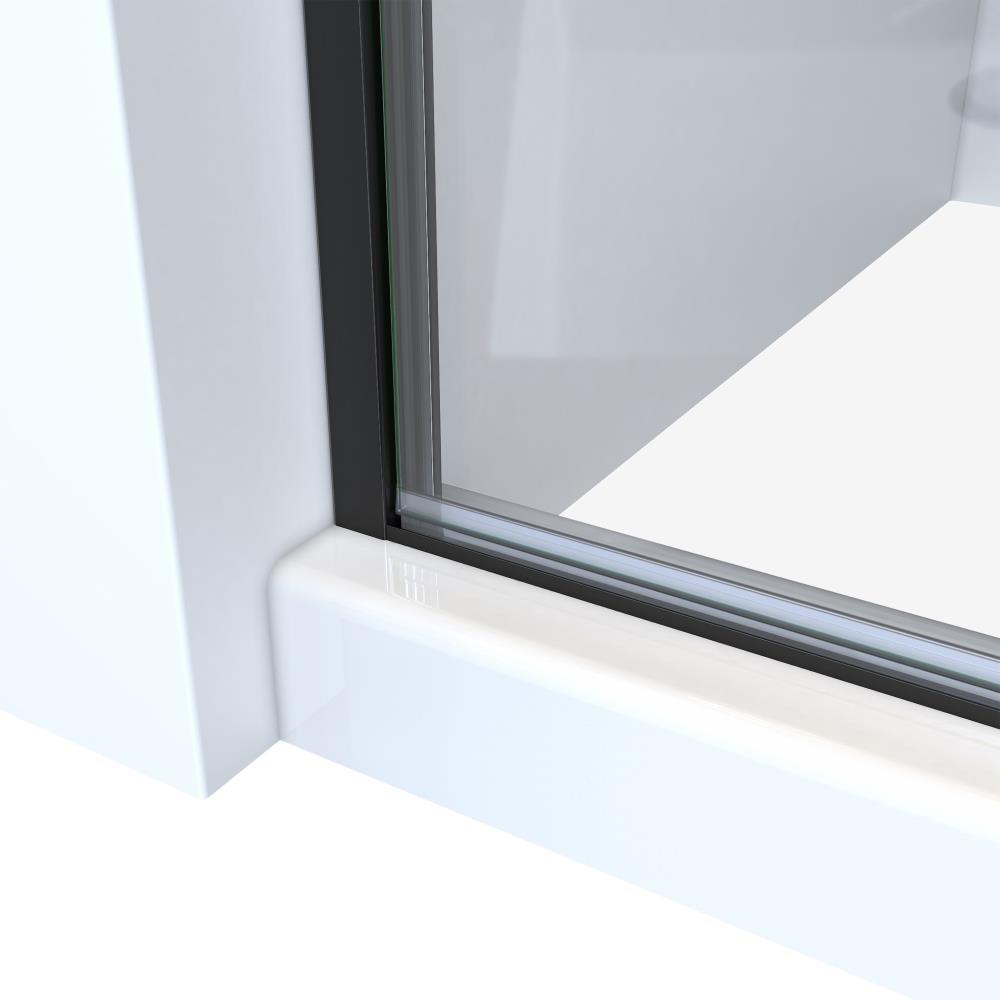 RD 24" W x 66" H Hinged Semi-Frameless Shower Door