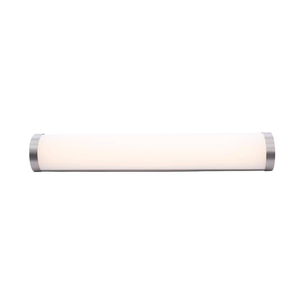 WAC Lighting Fuse 37-in 1 -Light Brushed Nickel Integrated LED Transitional Vanity light