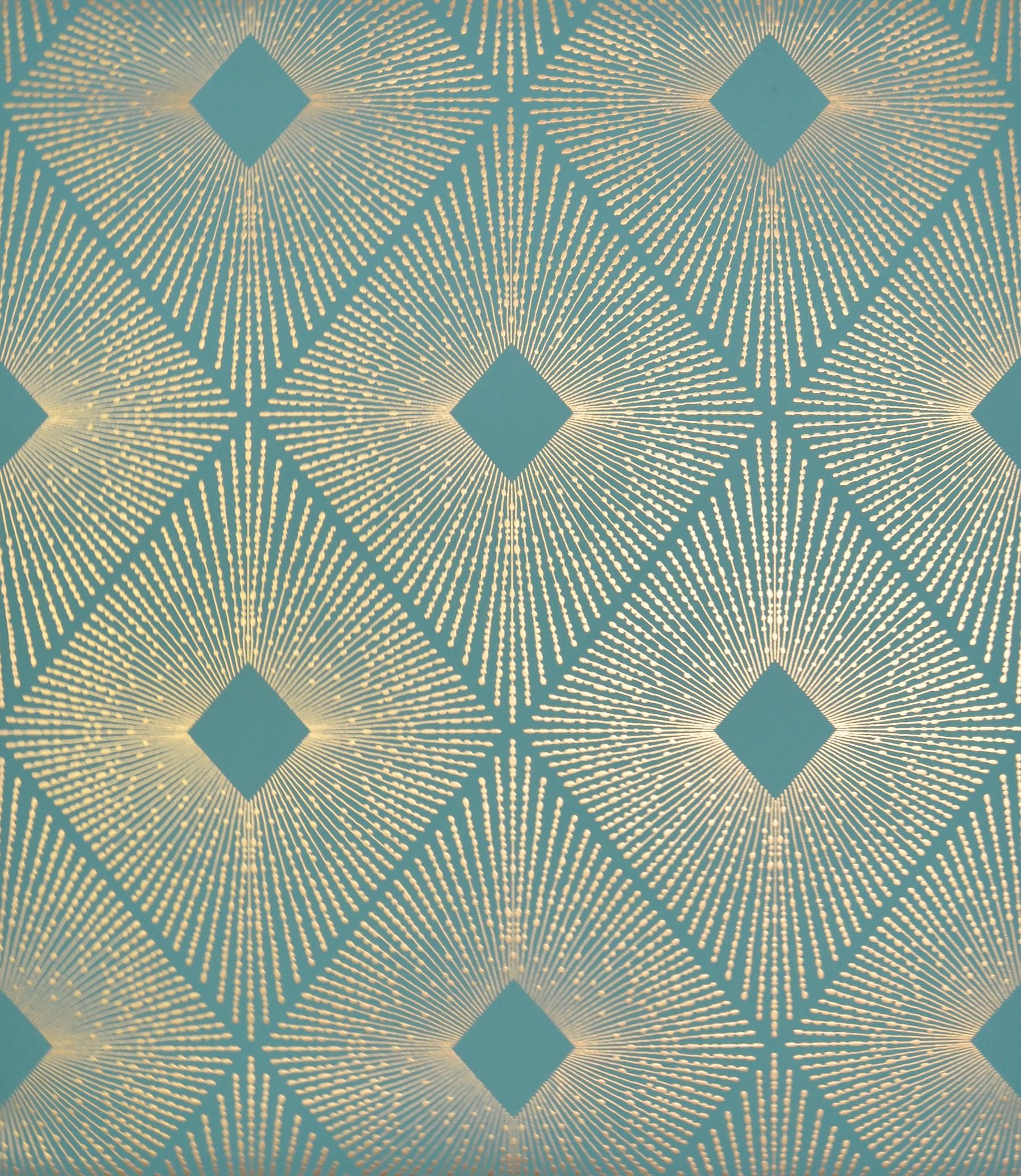 Antonina Vella Modern Metals Modern Geometric Wallpaper