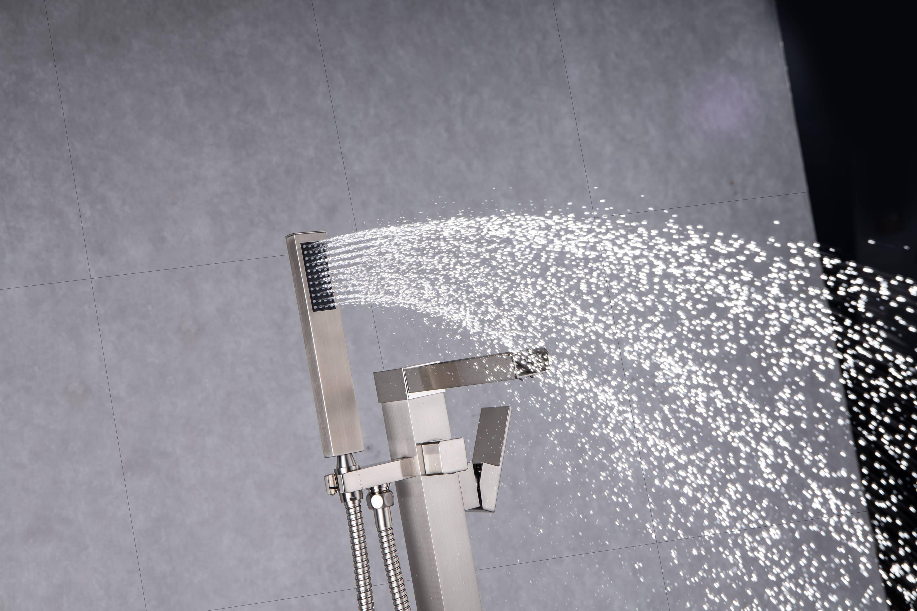 VIBRANTBATH Floor Tub Spout with Diverter 7012-N