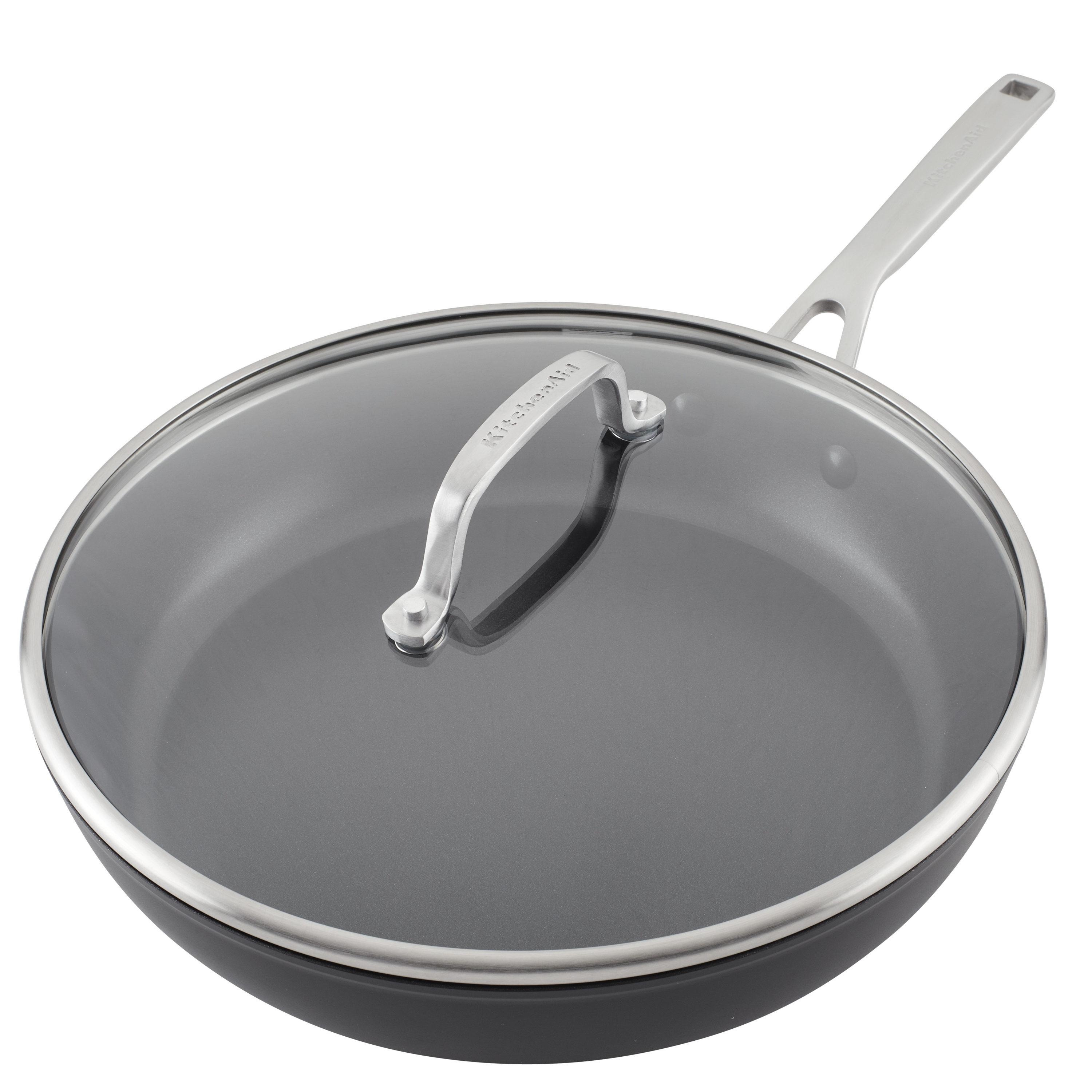 KitchenAid Hard Anodized Induction Nonstick Frying Pan / Skillet with Lid